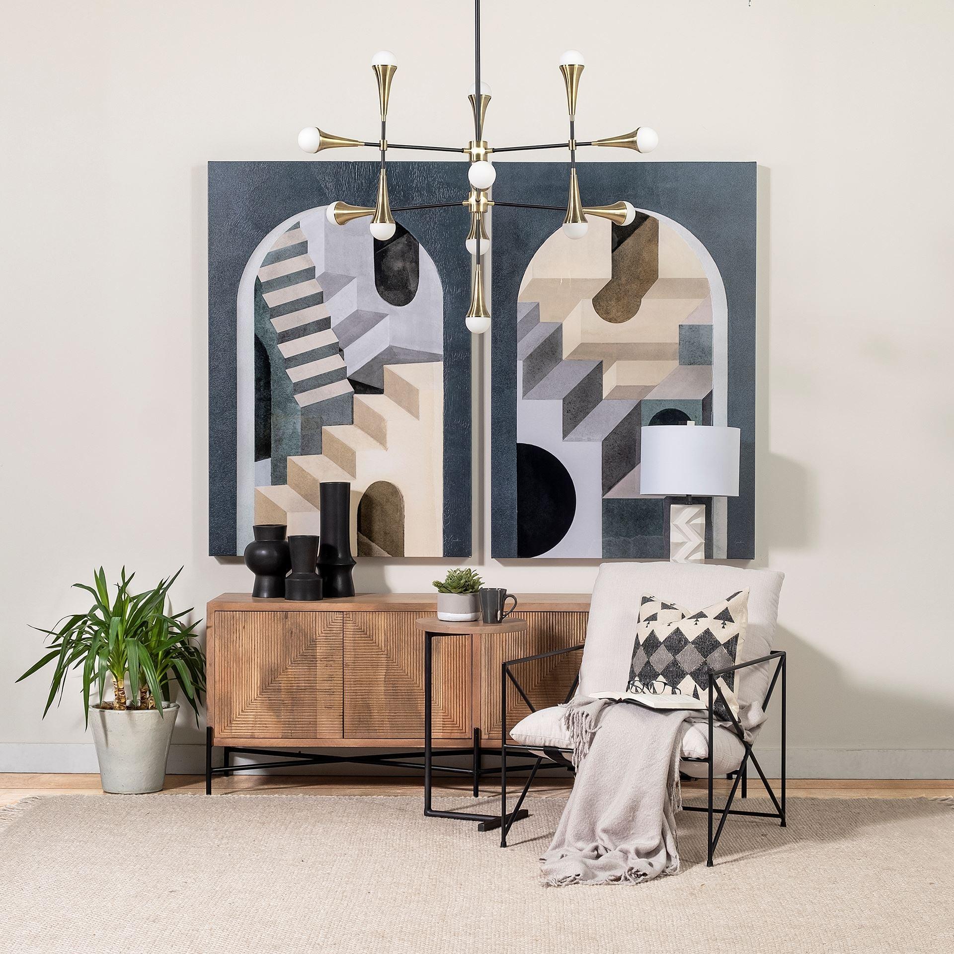 Cairo 4 Door Cabinet Sideboard - Remutear