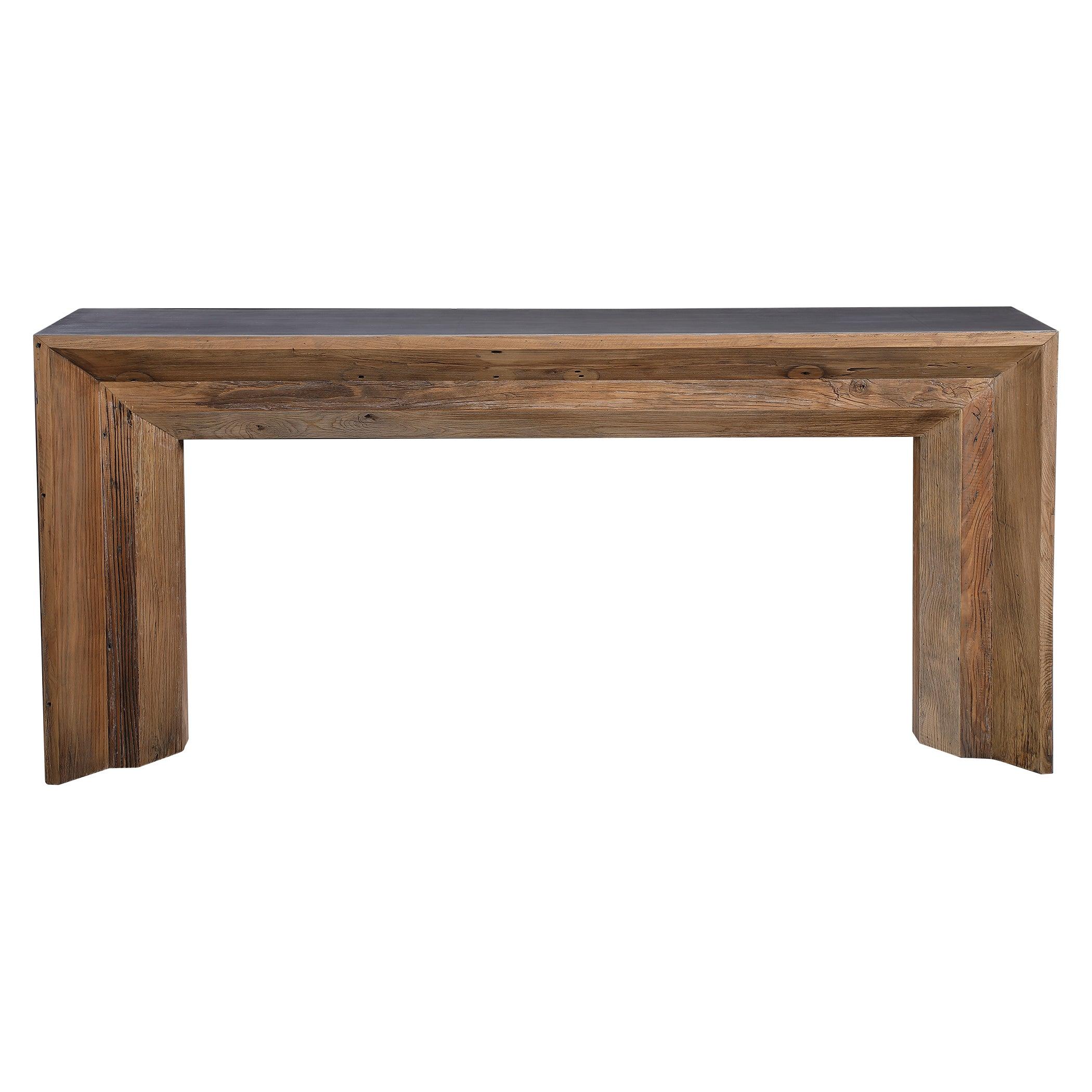 VAIL RECLAIMED WOOD CONSOLE TABLE - Remutear