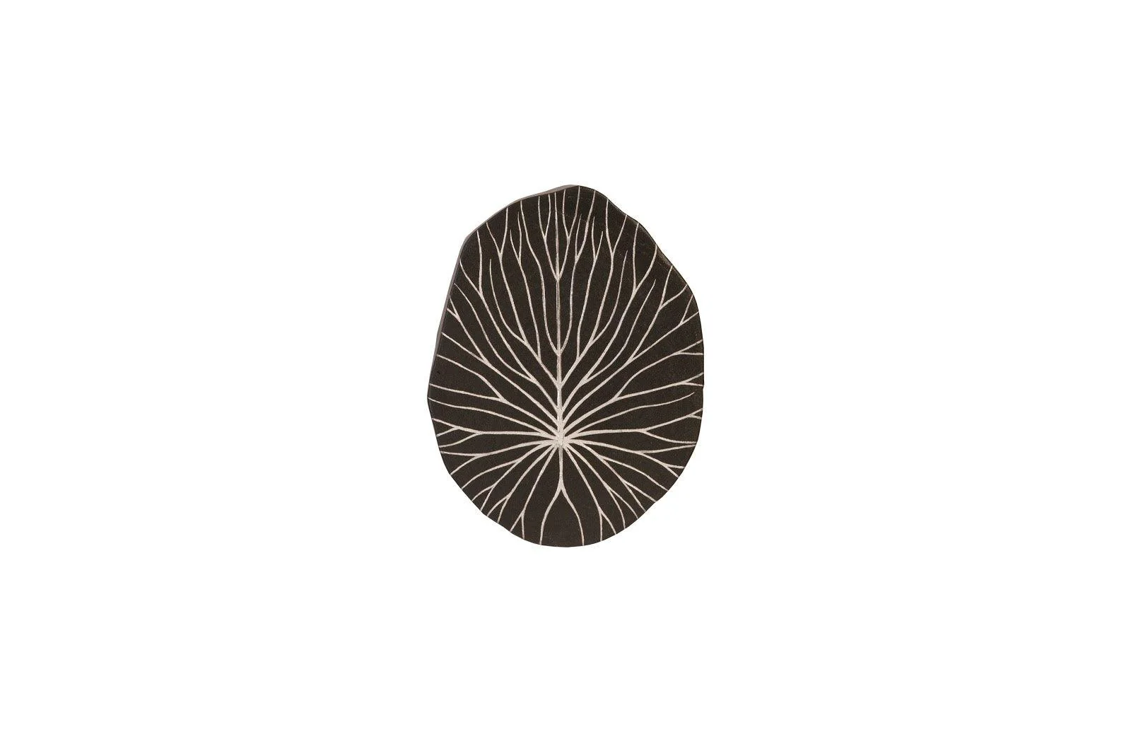 Rivulet Wall Tile, Chamcha Wood, Silver Leaf on Black - Remutear