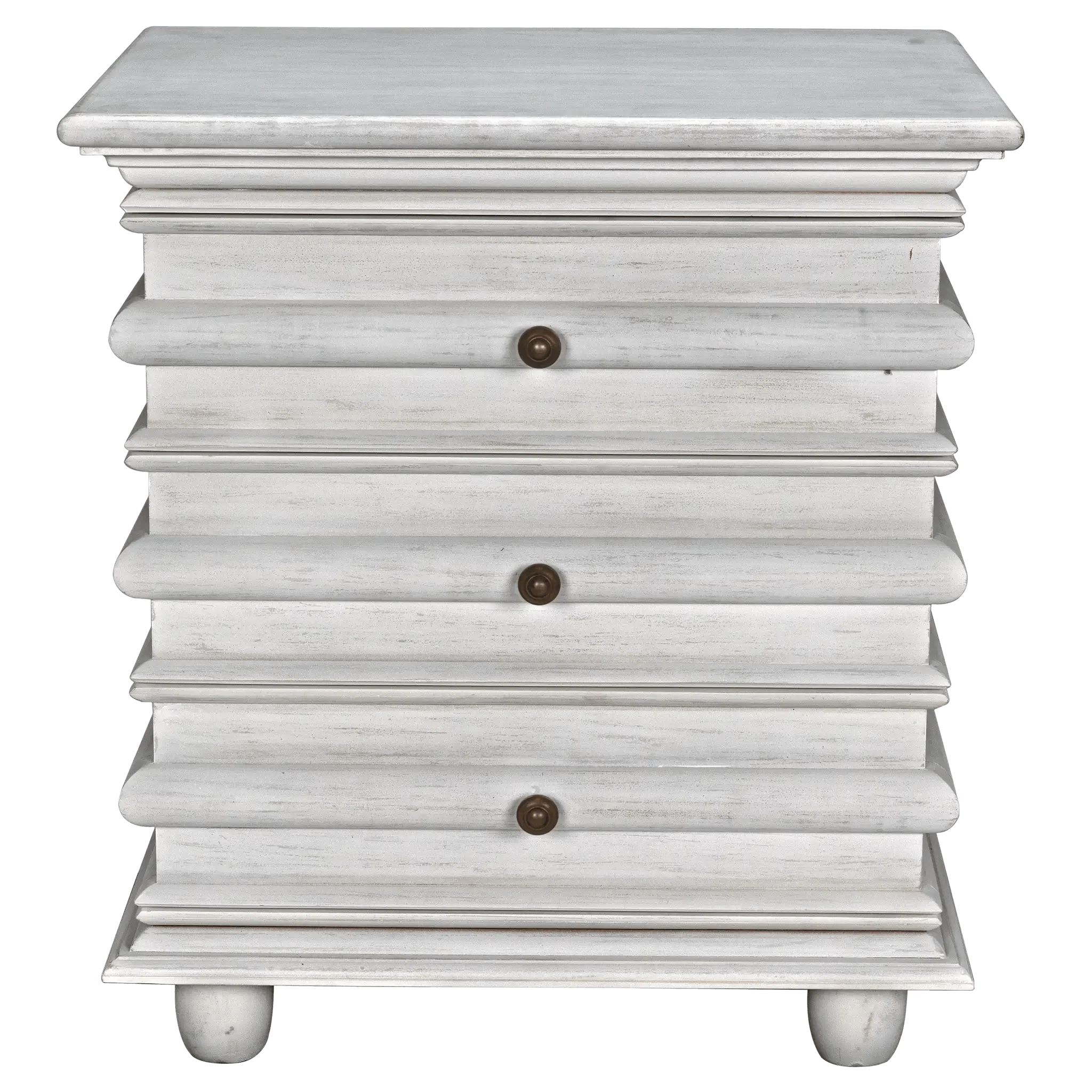 Ascona Side Table, White Wash - Remutear