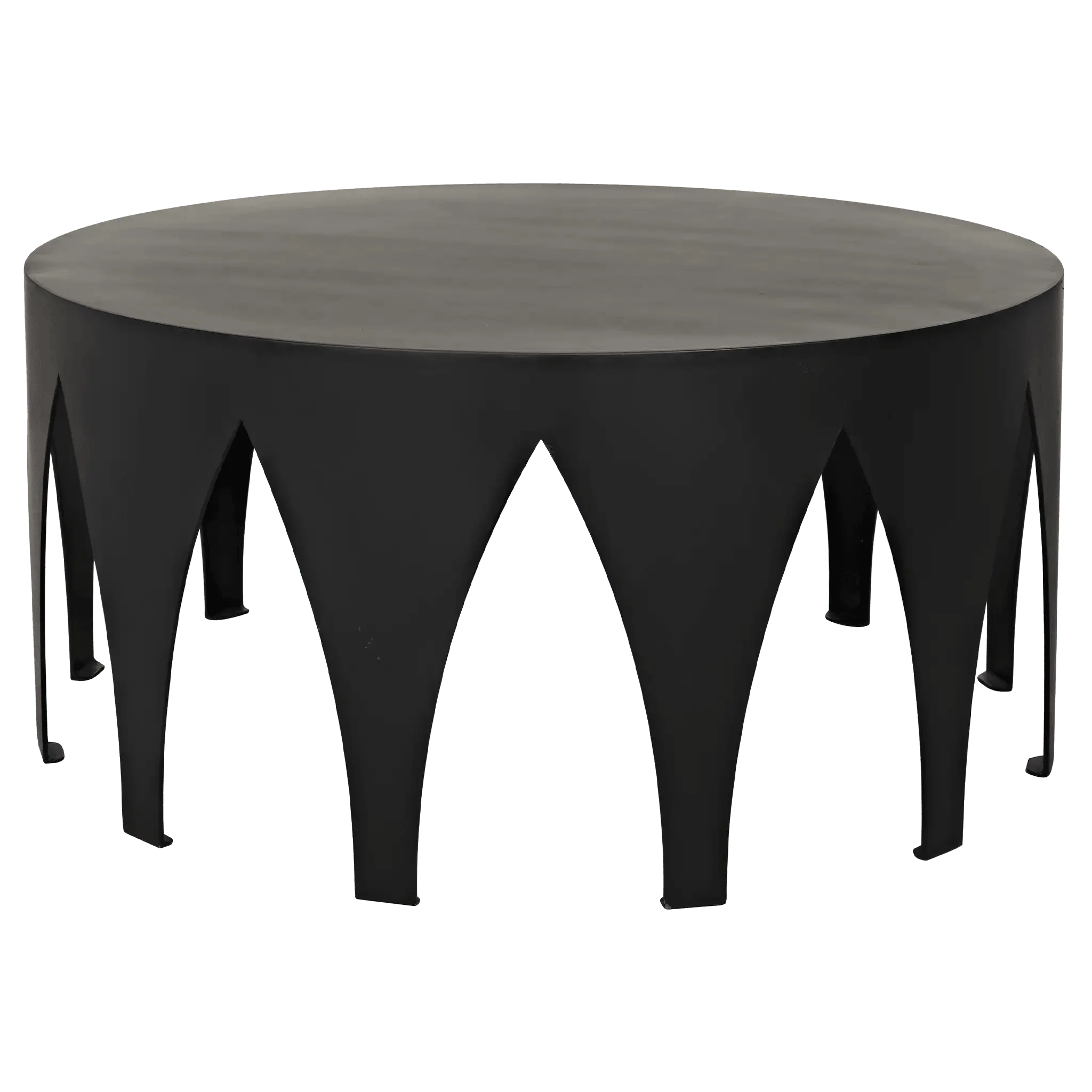 Morocco Coffee Table, Black Steel - Remutear