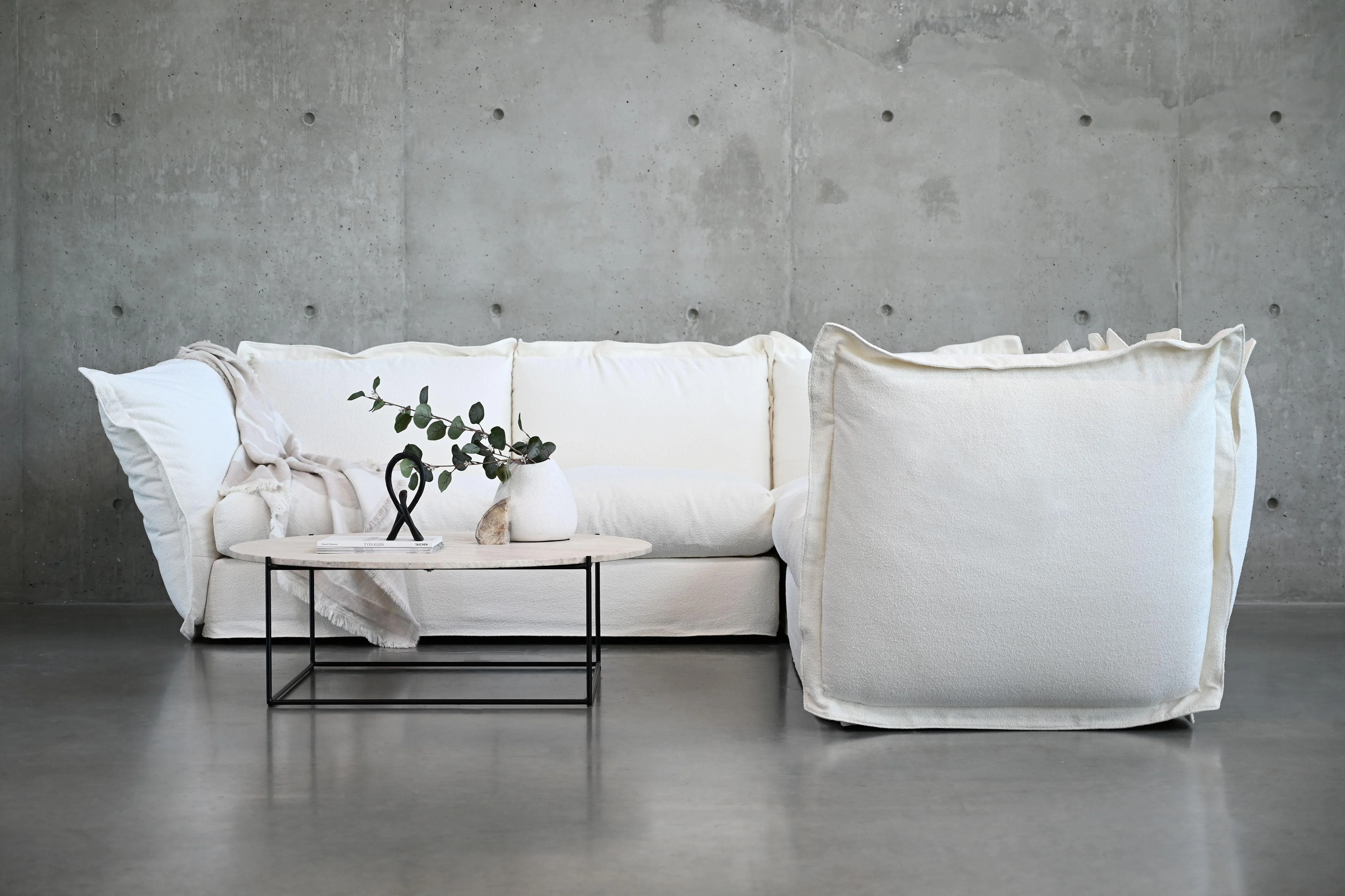 WILLOW Sectional 3 Seater Left + 3 Seater Right + Corner - Remutear
