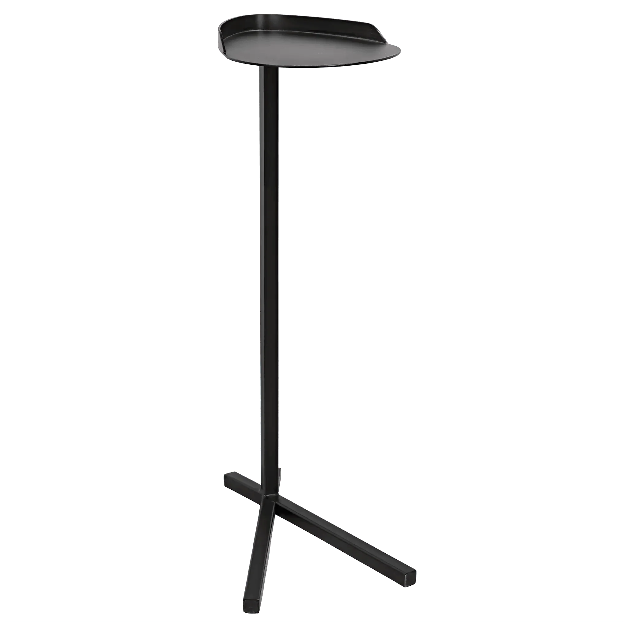 Golem Side Table, Black Steel - Remutear