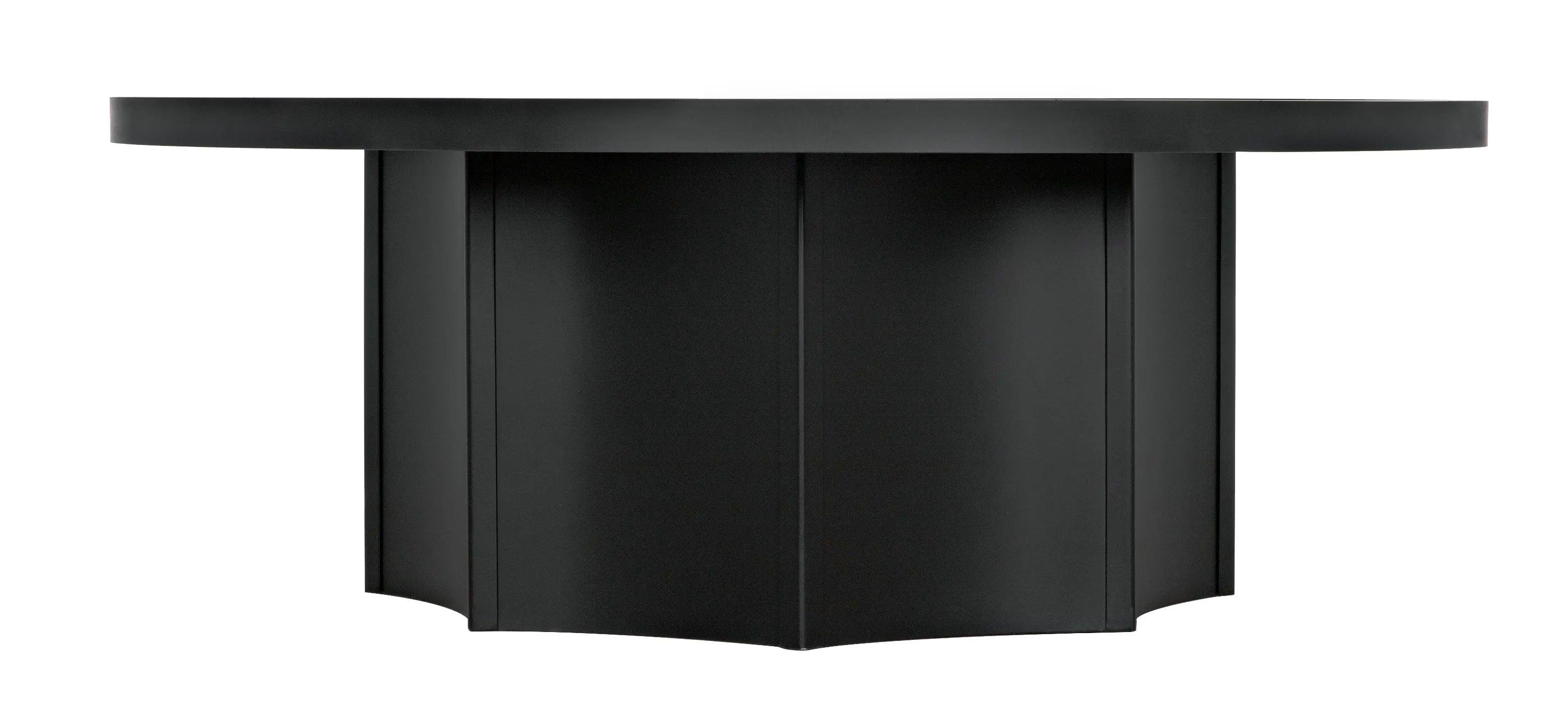 Rome Coffee Table, Black Steel - Remutear