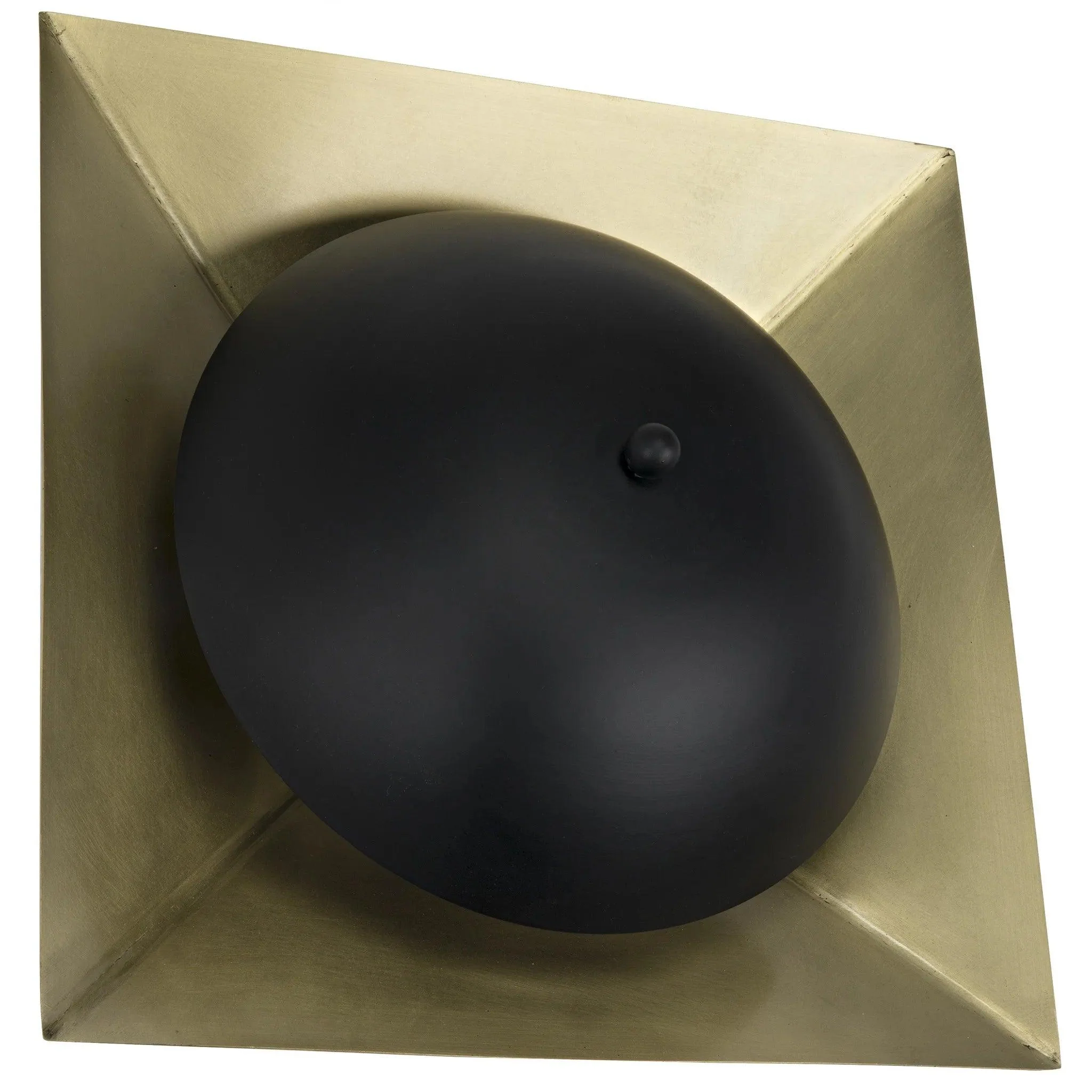 Agila Sconce, Steel with Brass Finish - Remutear