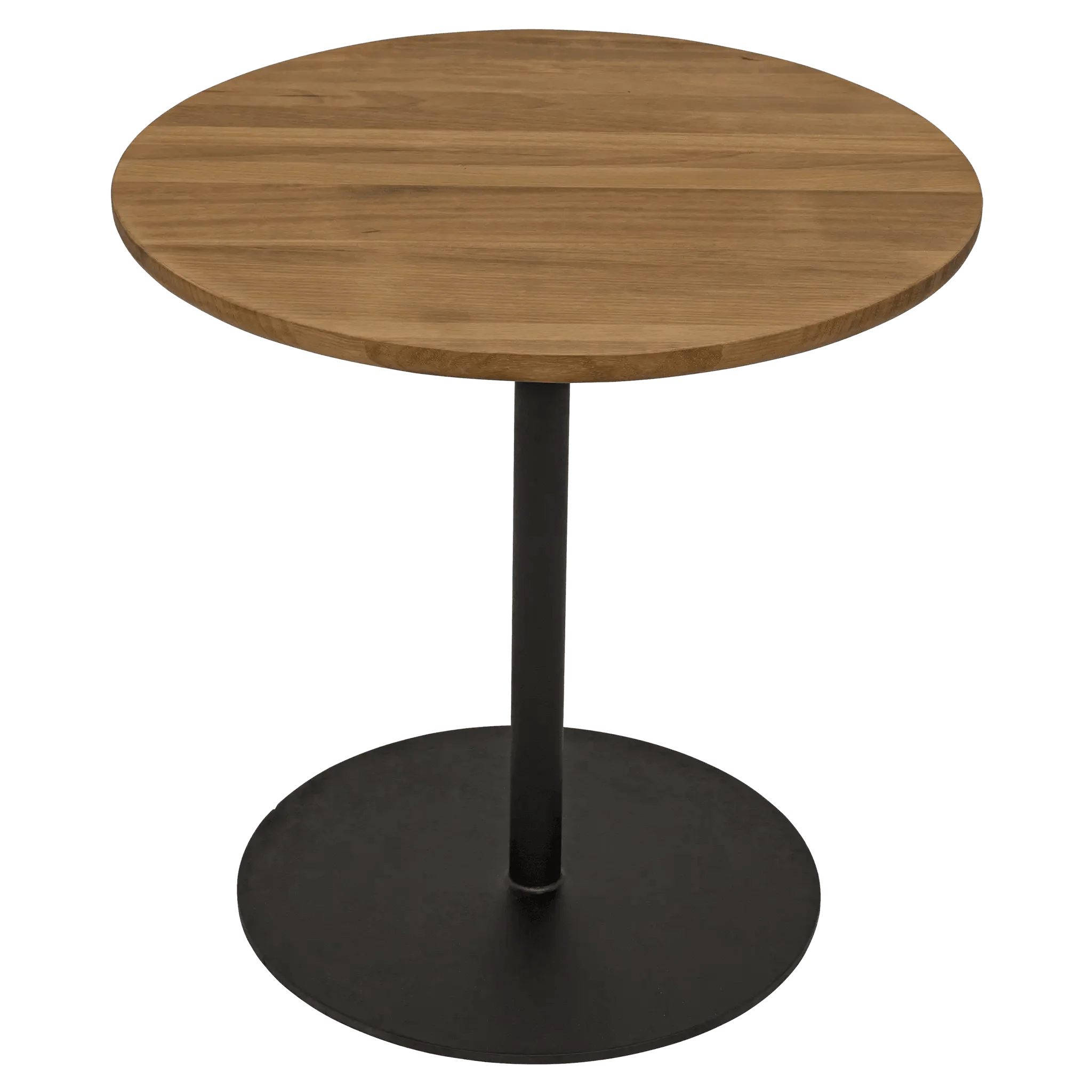 Ford Small Side Table, Gold Teak with Steel Base - Remutear