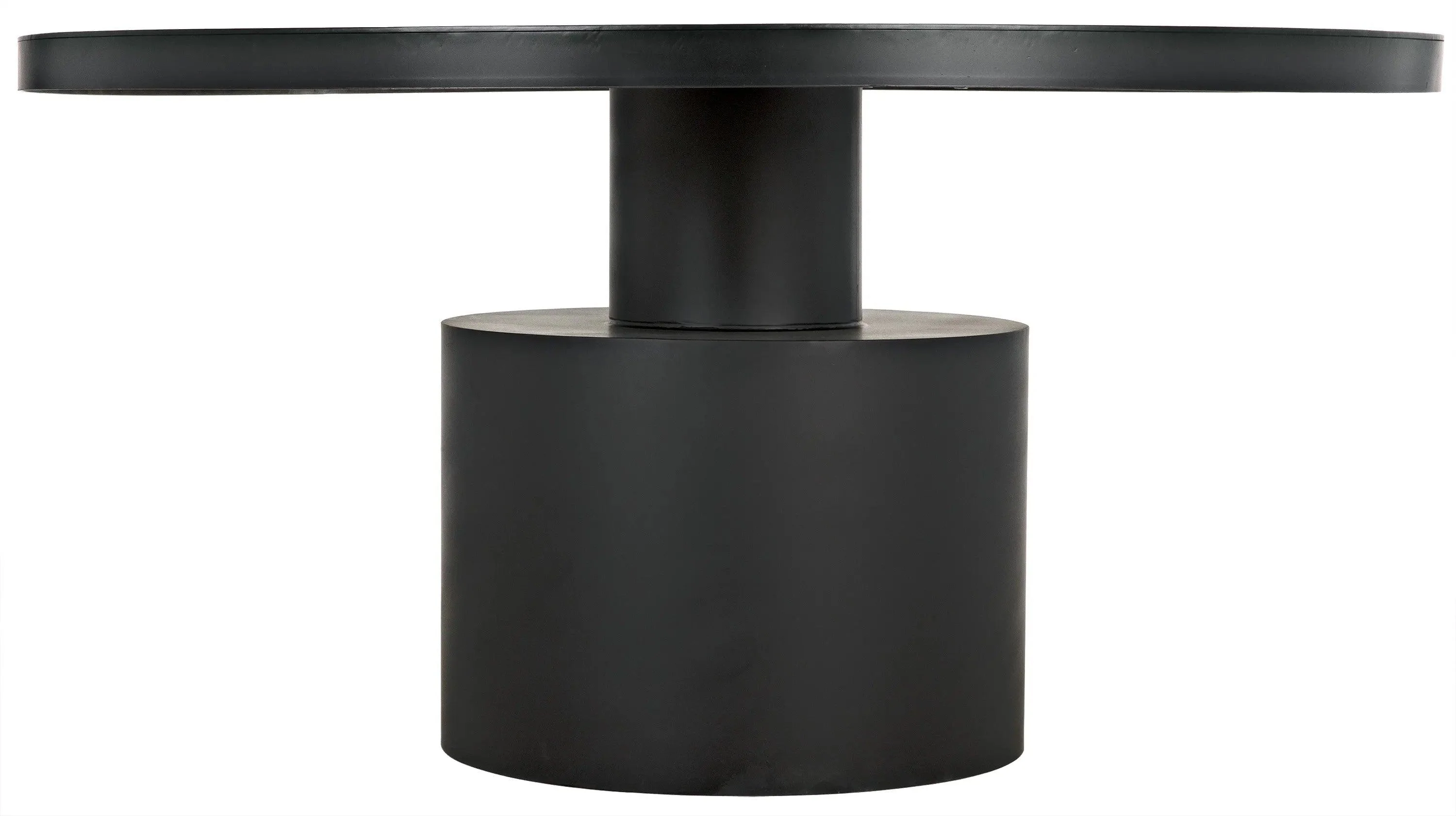 Marlow Dining Table, Black Steel - Remutear
