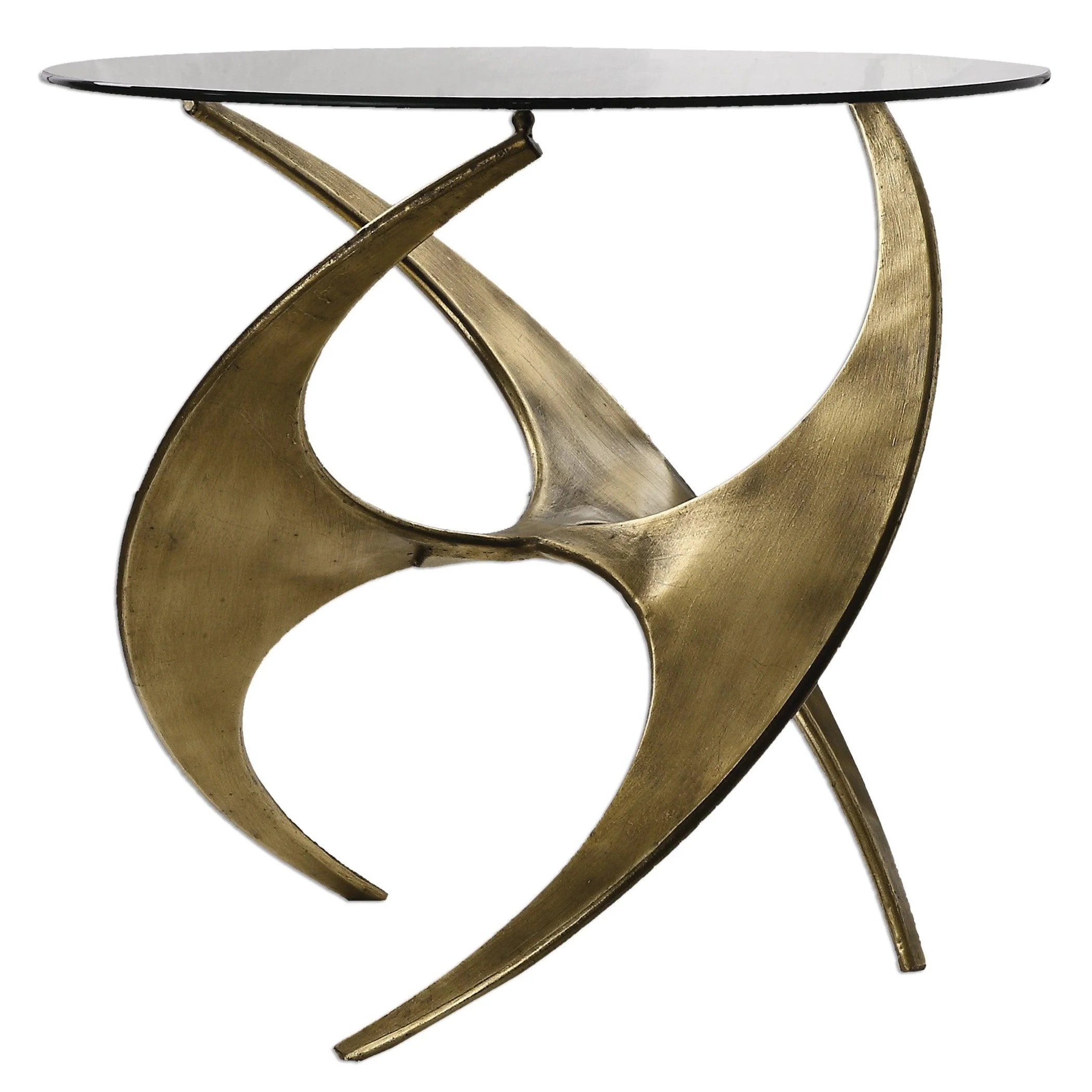 Graciano Glass Side Table - Remutear
