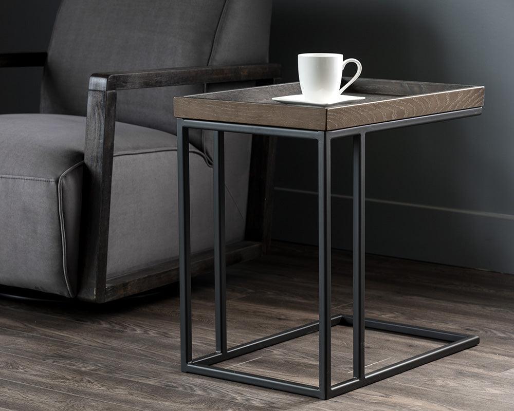 Arden C-Shaped End Table - Remutear