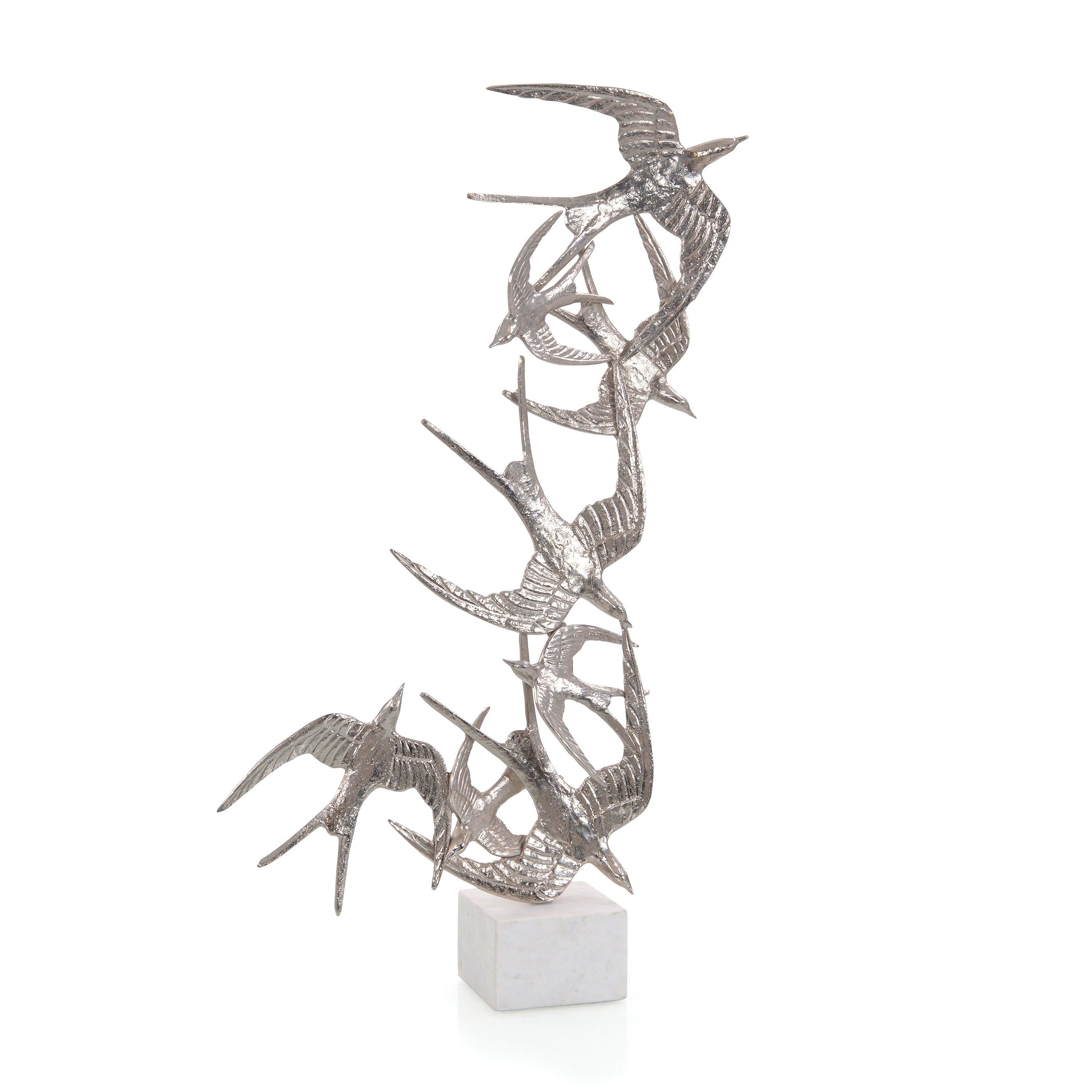 Swallows In Flight In Nickel - Remutear