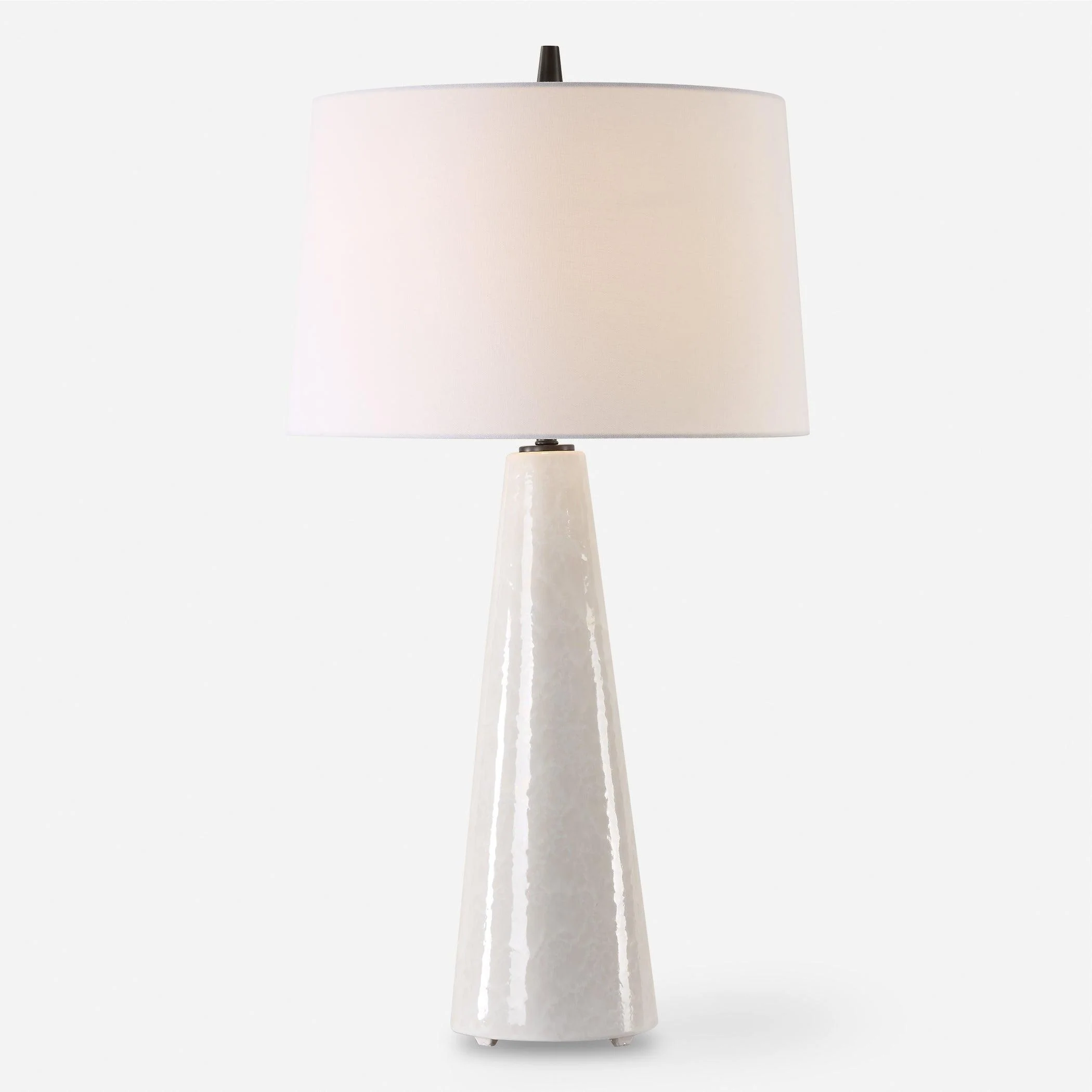 Loire Ivory Glaze Table Lamp - Remutear