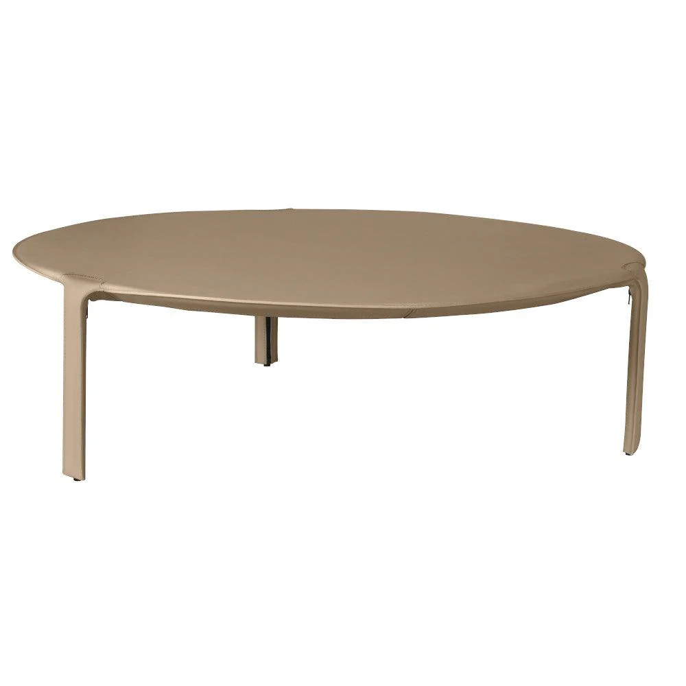 Libro Round Cocktail Table, Taupe - Remutear
