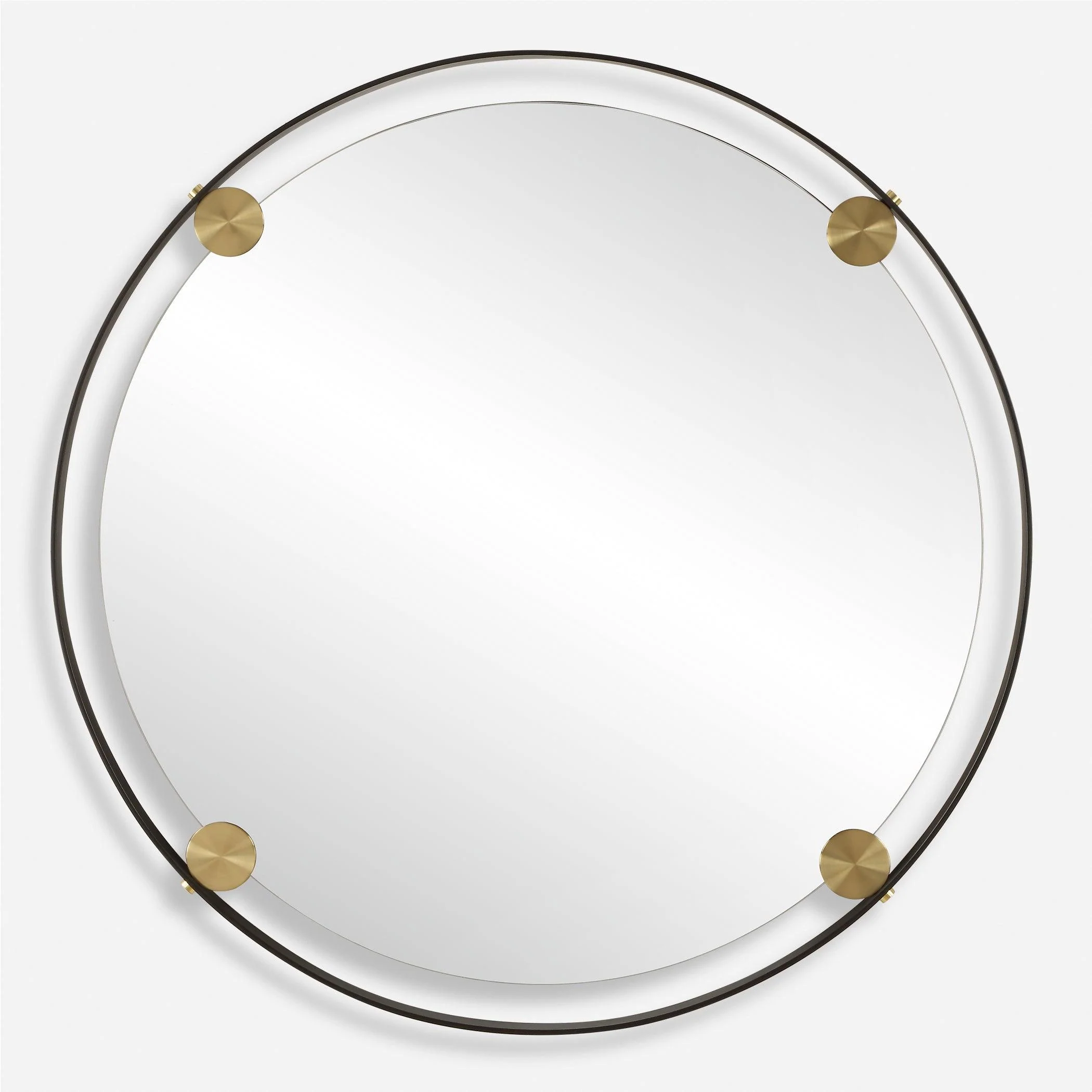 Radius Round Bronze Iron Mirror - Remutear