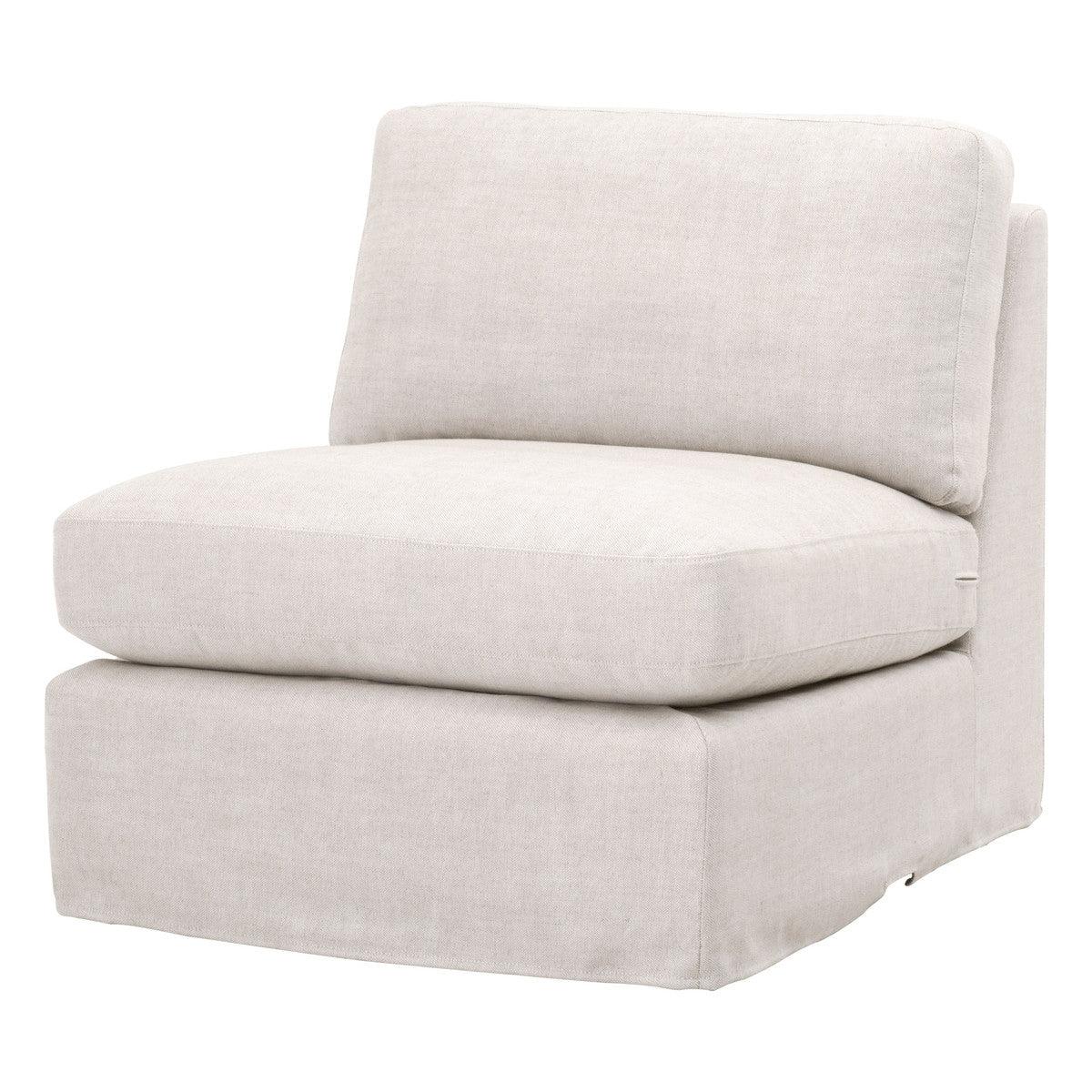 Lena Modular Slipcover 1-Seat Armless Chair - Remutear