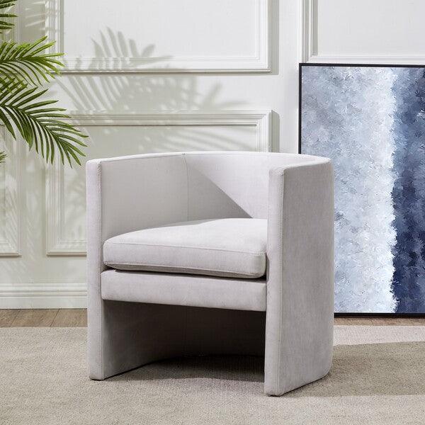 ROSABETH CURVED ACCENT CHAIR - Remutear