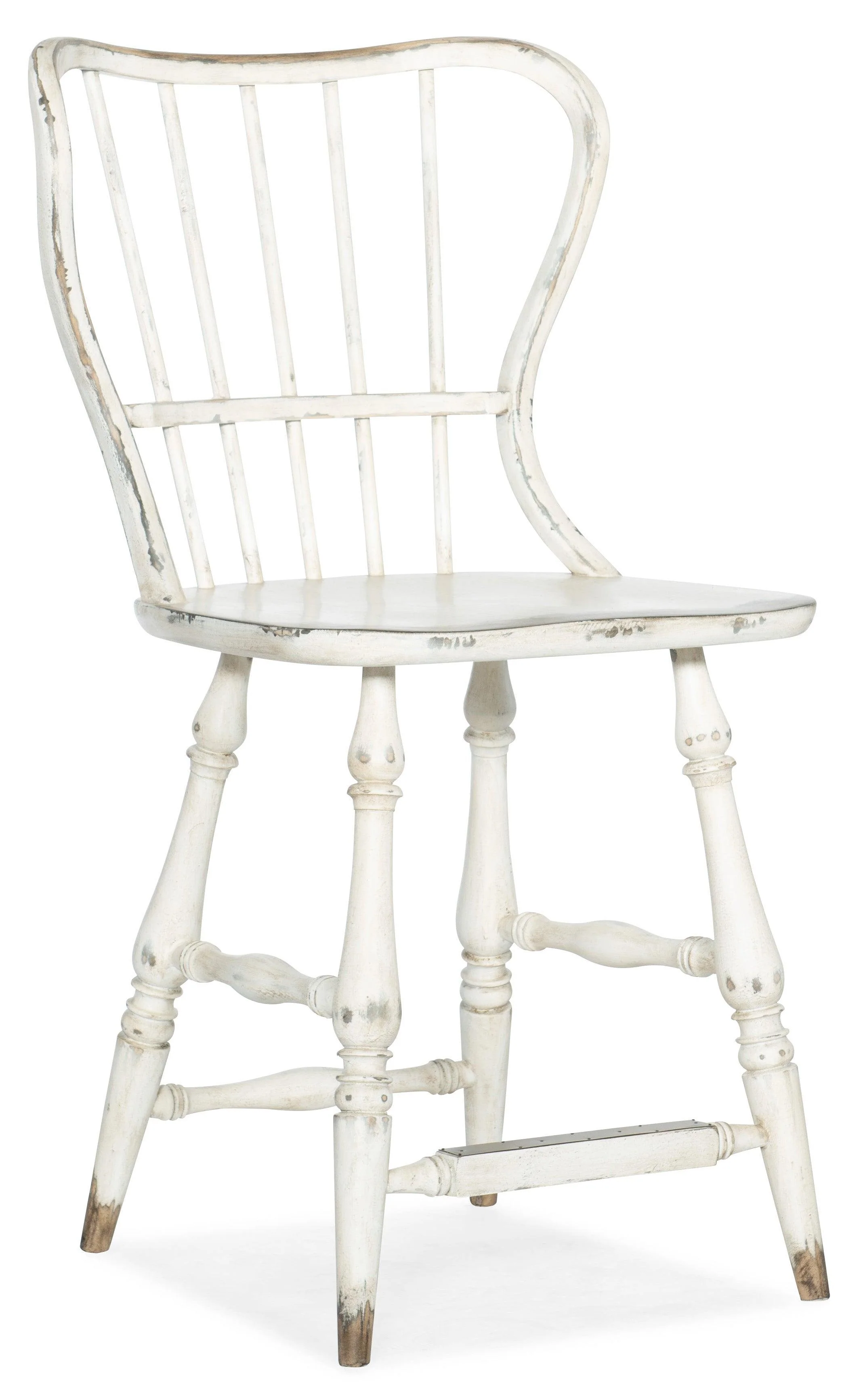 Ciao Bella Spindle Back Counter Stool-White  - Set of 2 - Remutear