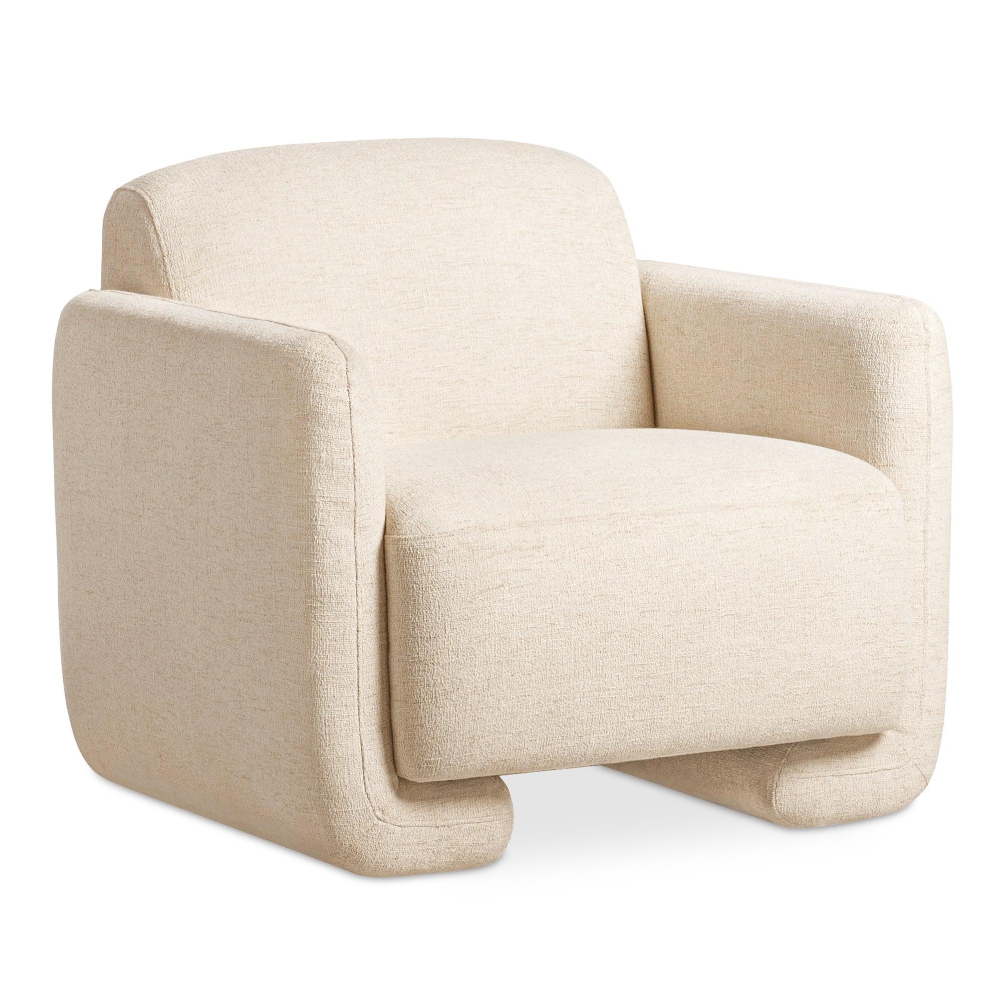 Fallon Accent Chair Flecked Ivory - Remutear