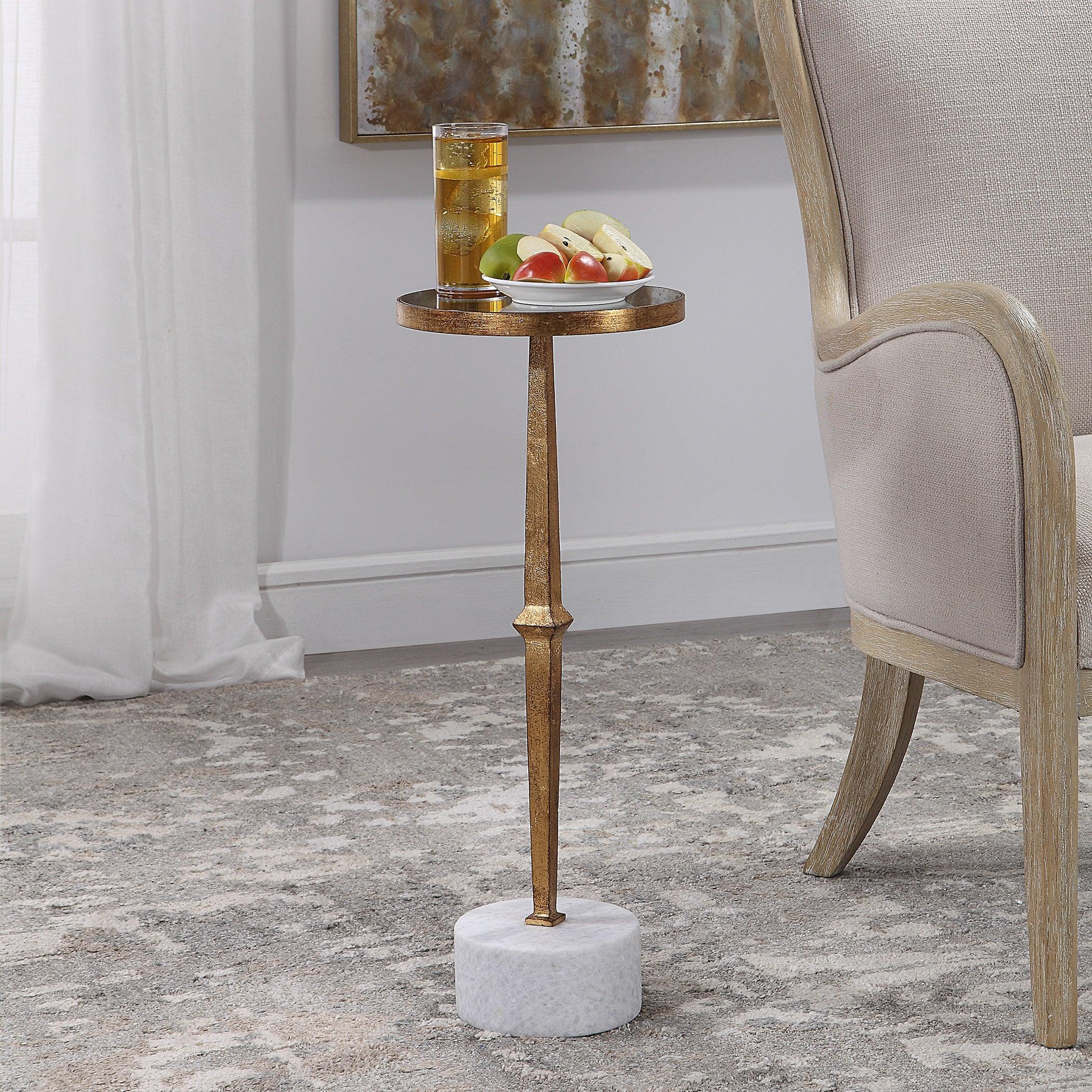 MIRIAM ROUND ACCENT TABLE - Remutear