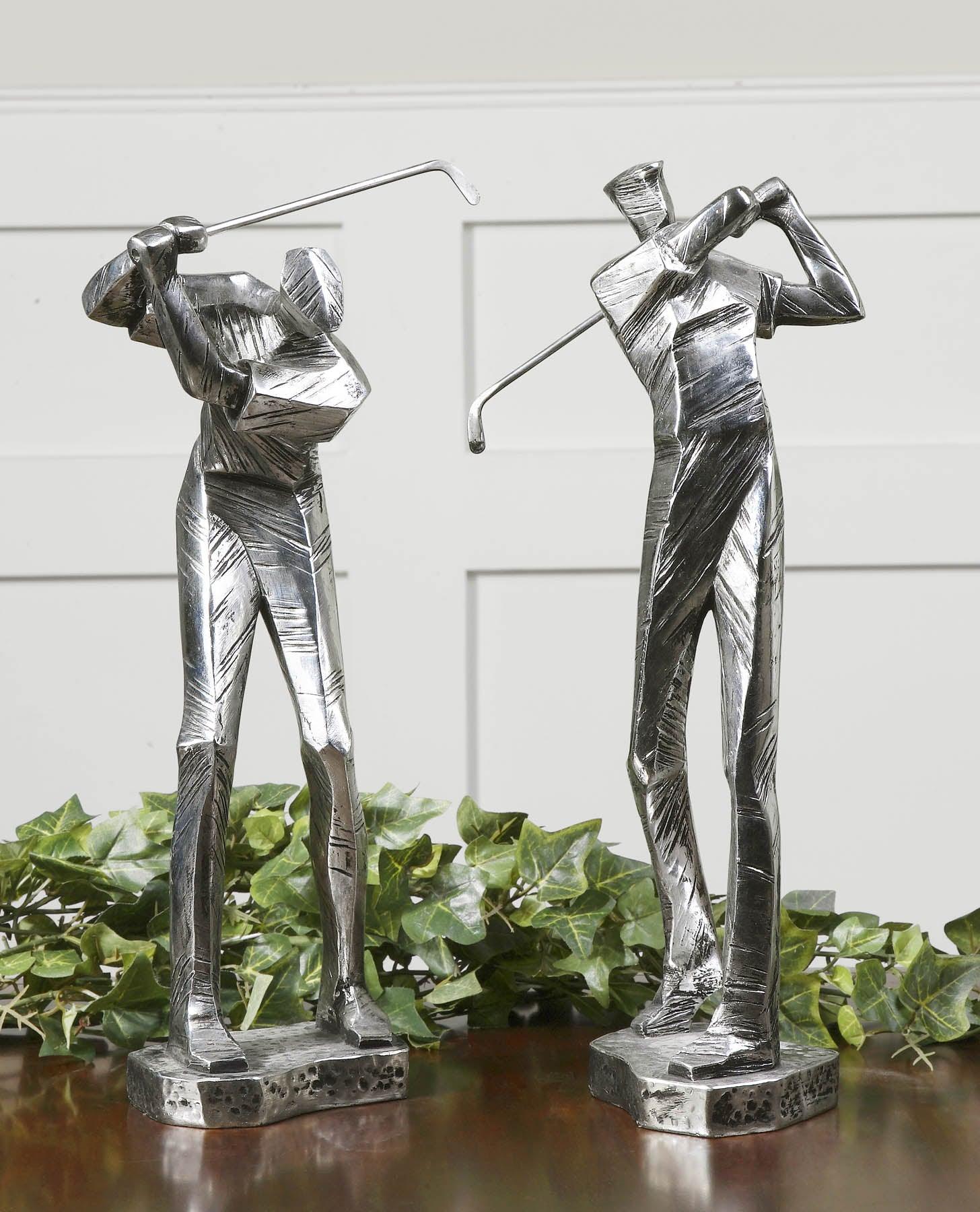 PRACTICE SHOT METALLIC STATUES, SET/2 - Remutear