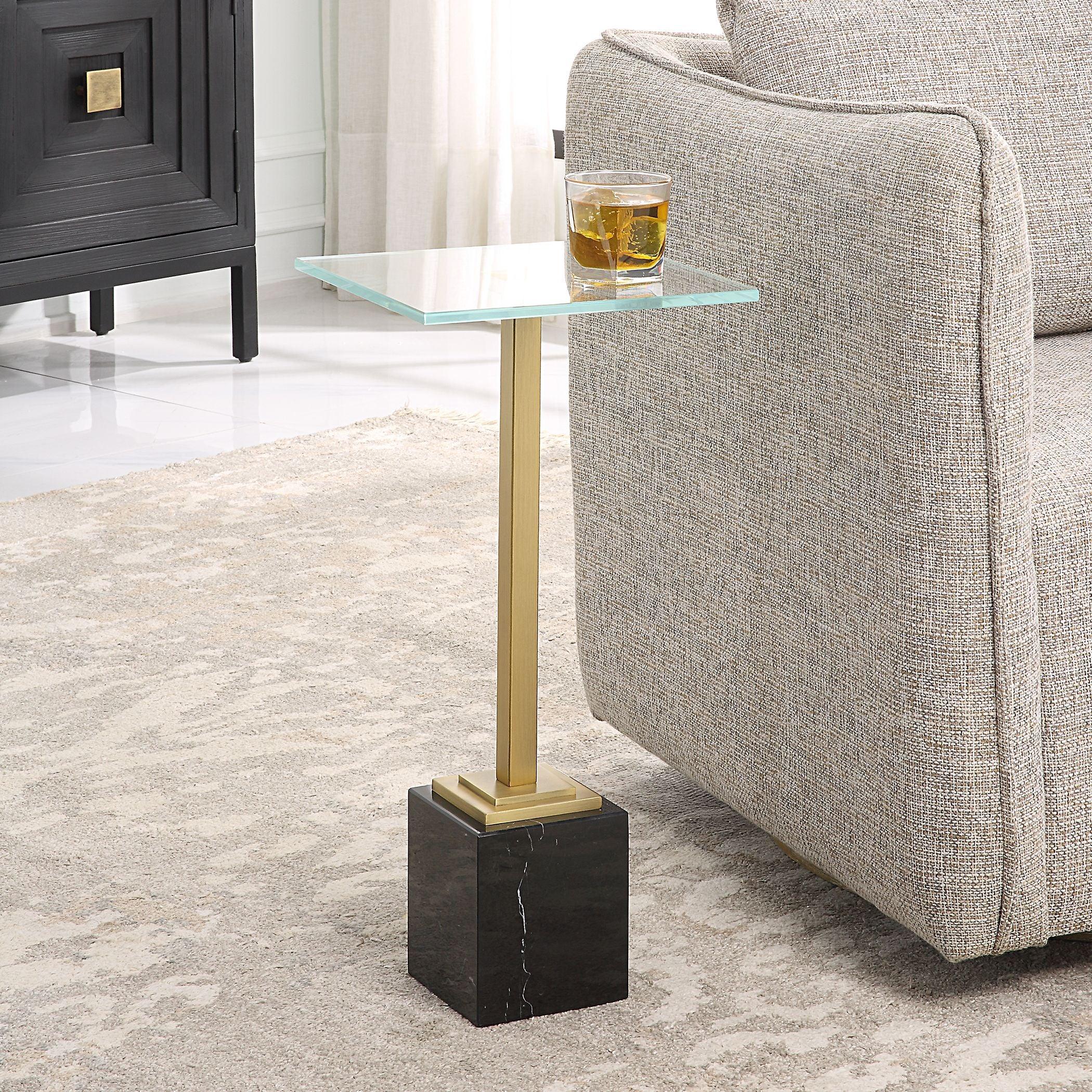 MILAN ACCENT TABLE, BLACK - Remutear