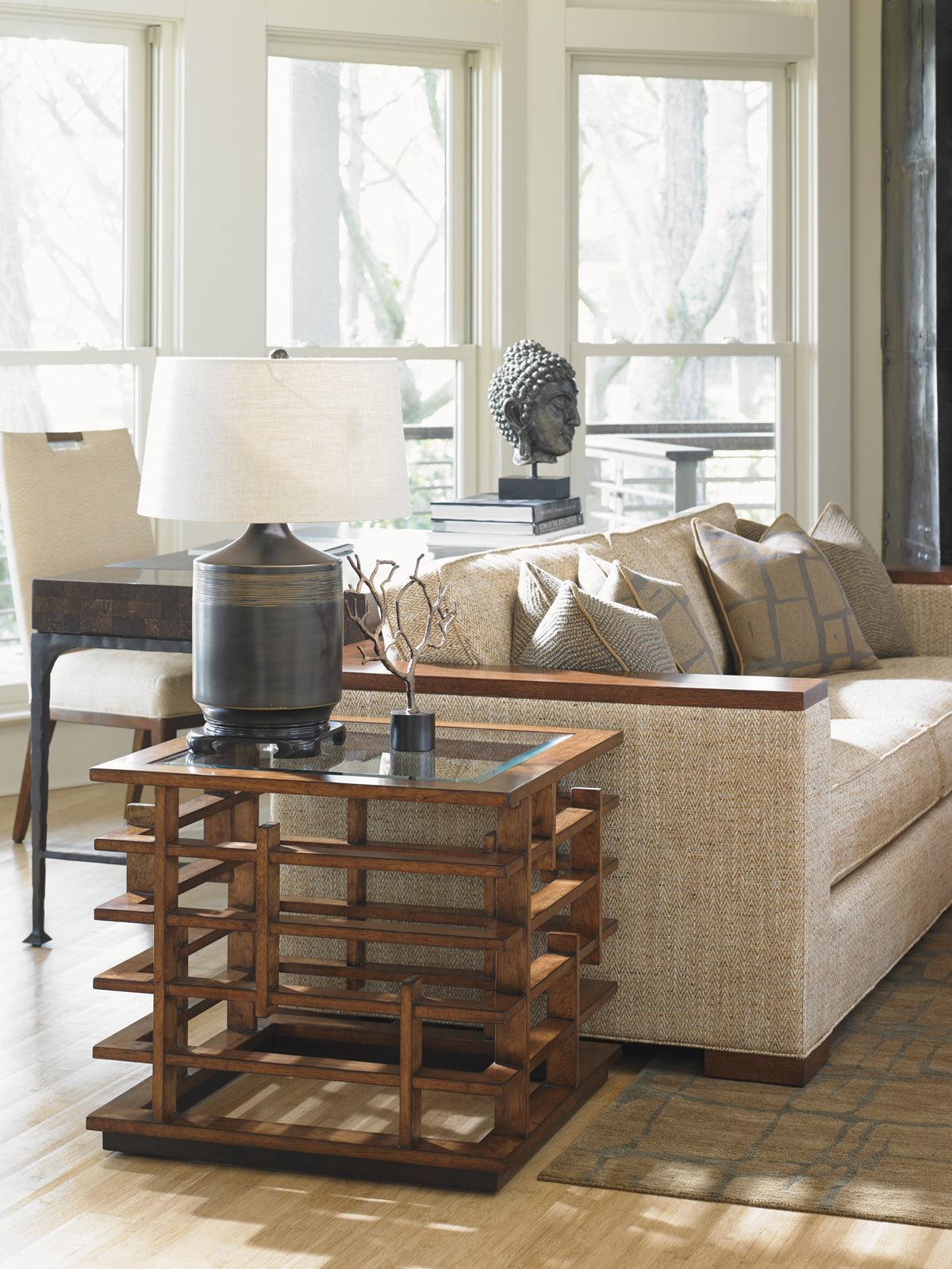 Island Fusion Nobu Square Lamp Table - Remutear