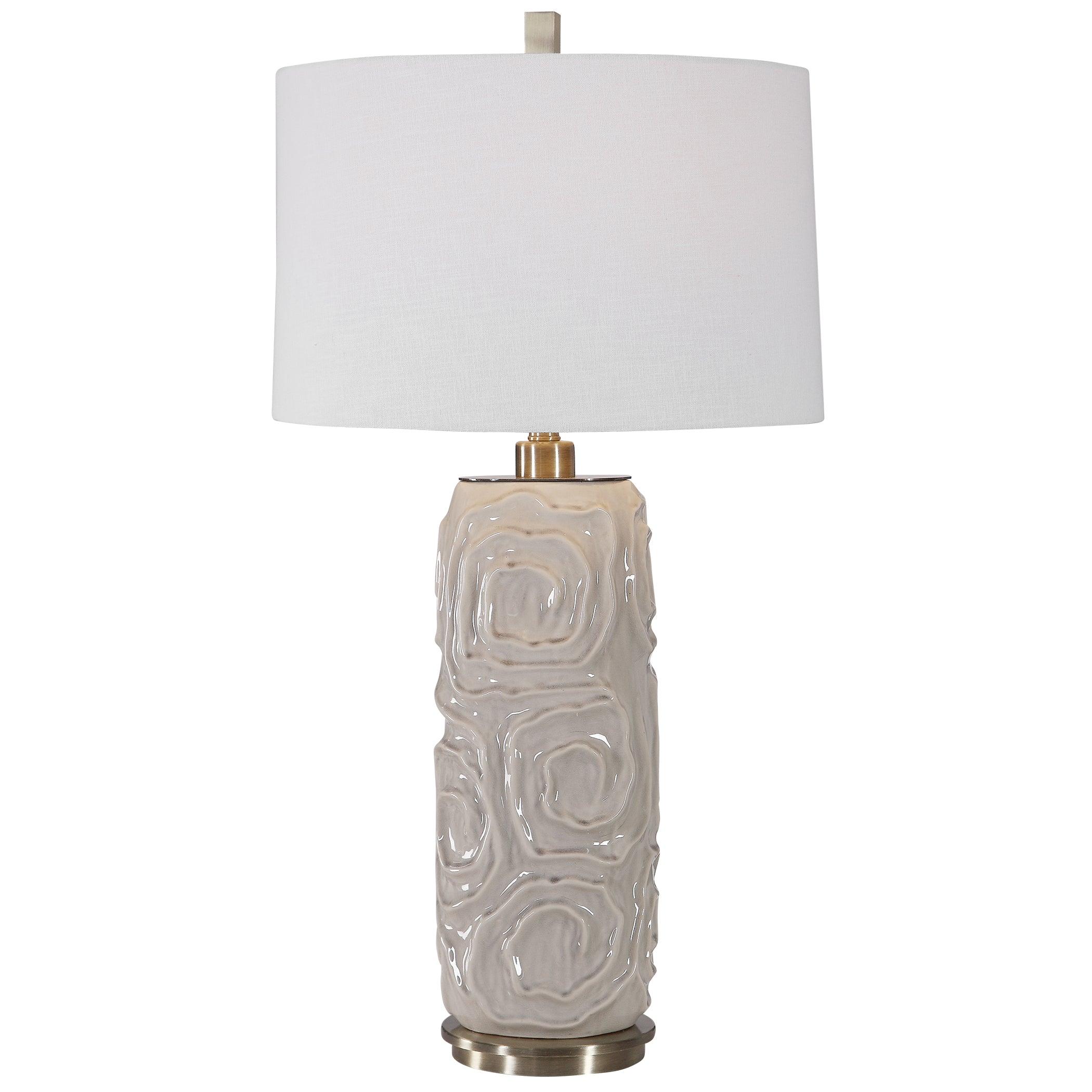 ZADE WARM GRAY TABLE LAMP - Remutear