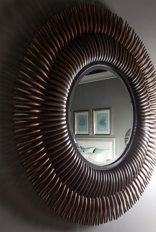 Rattan Burst Mirror - Remutear