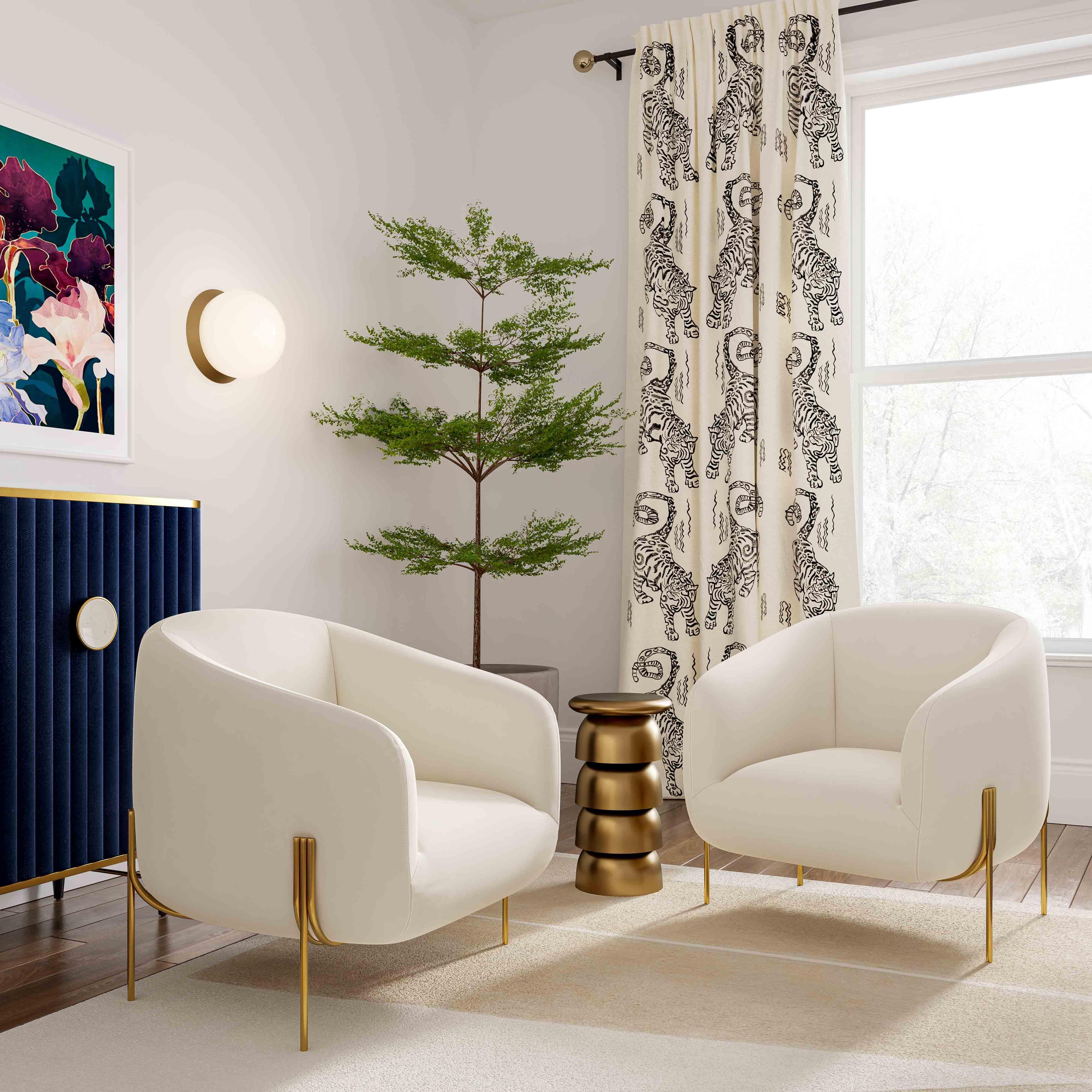 Sasha Gold Side Table - Remutear