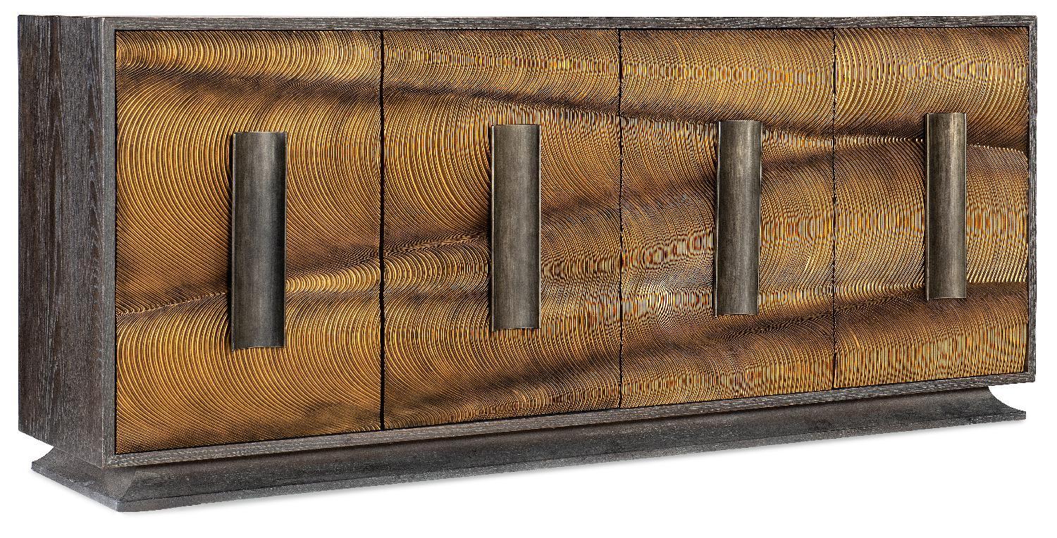 Melange Swaley Four Door Credenza - Remutear