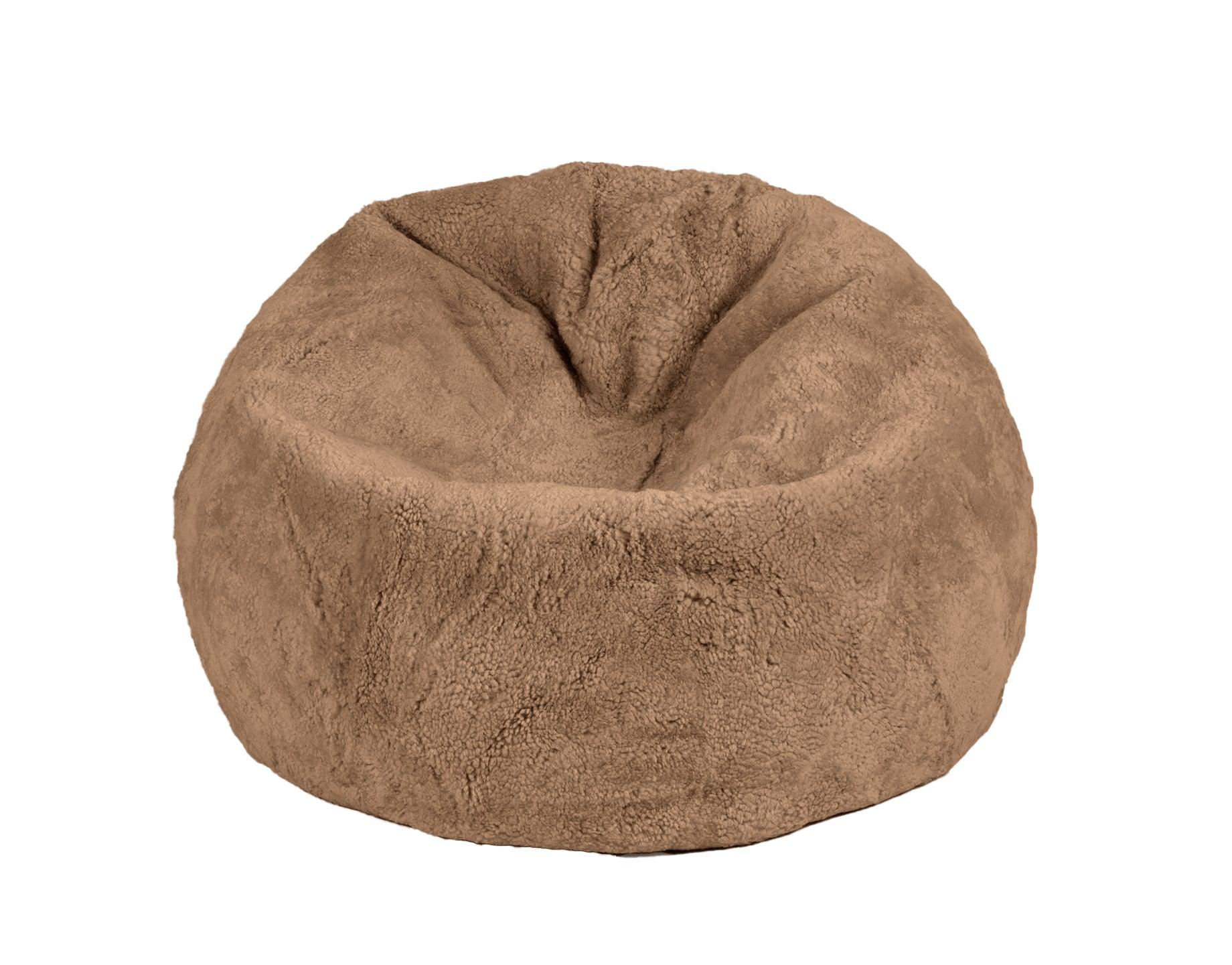 Shorn Curly Sheepskin Beanbag - Remutear