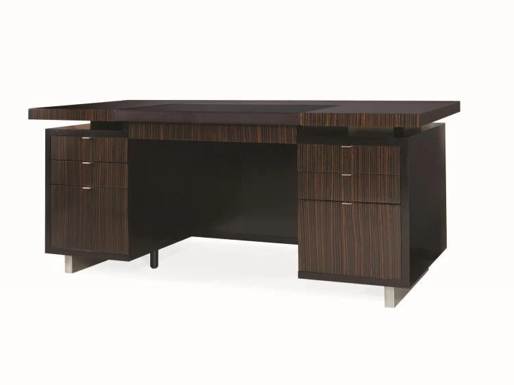 Century Office Ebony Desk - Remutear