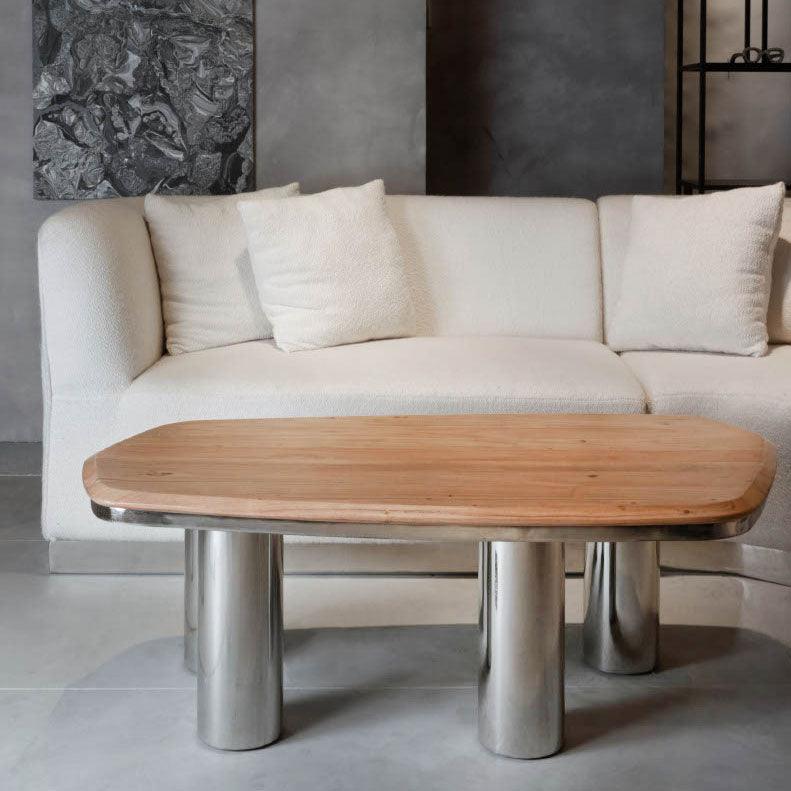 OSBORN METAL COFFEE TABLE - Remutear