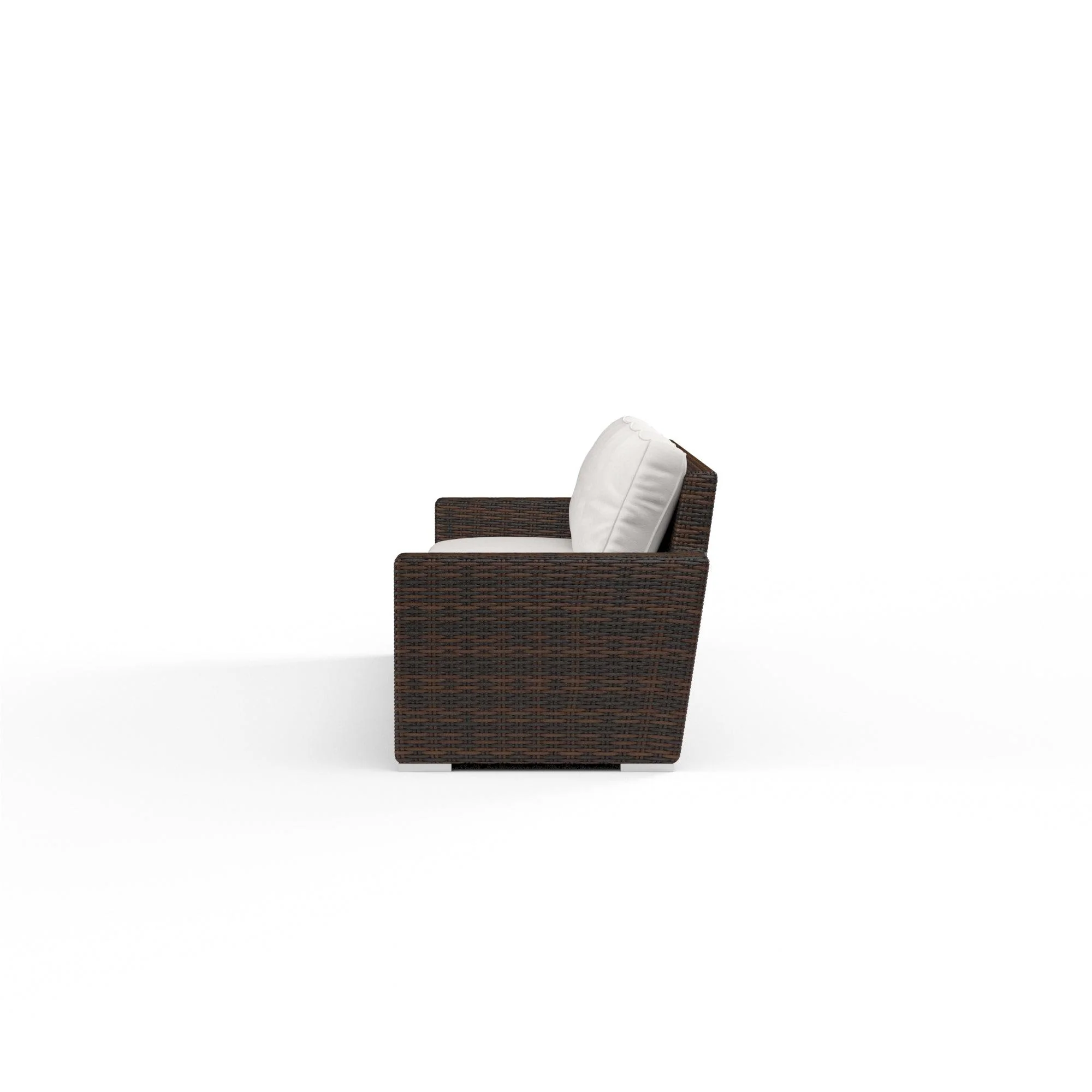 Montecito Sofa in Canvas Flax w/ Self Welt - Remutear