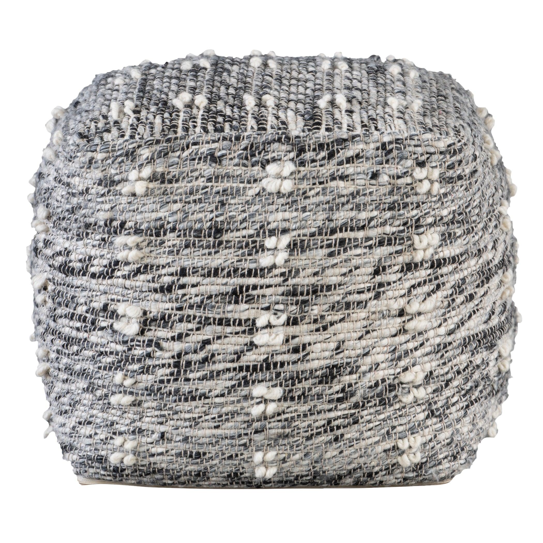 Narol Gray Pouf - Remutear