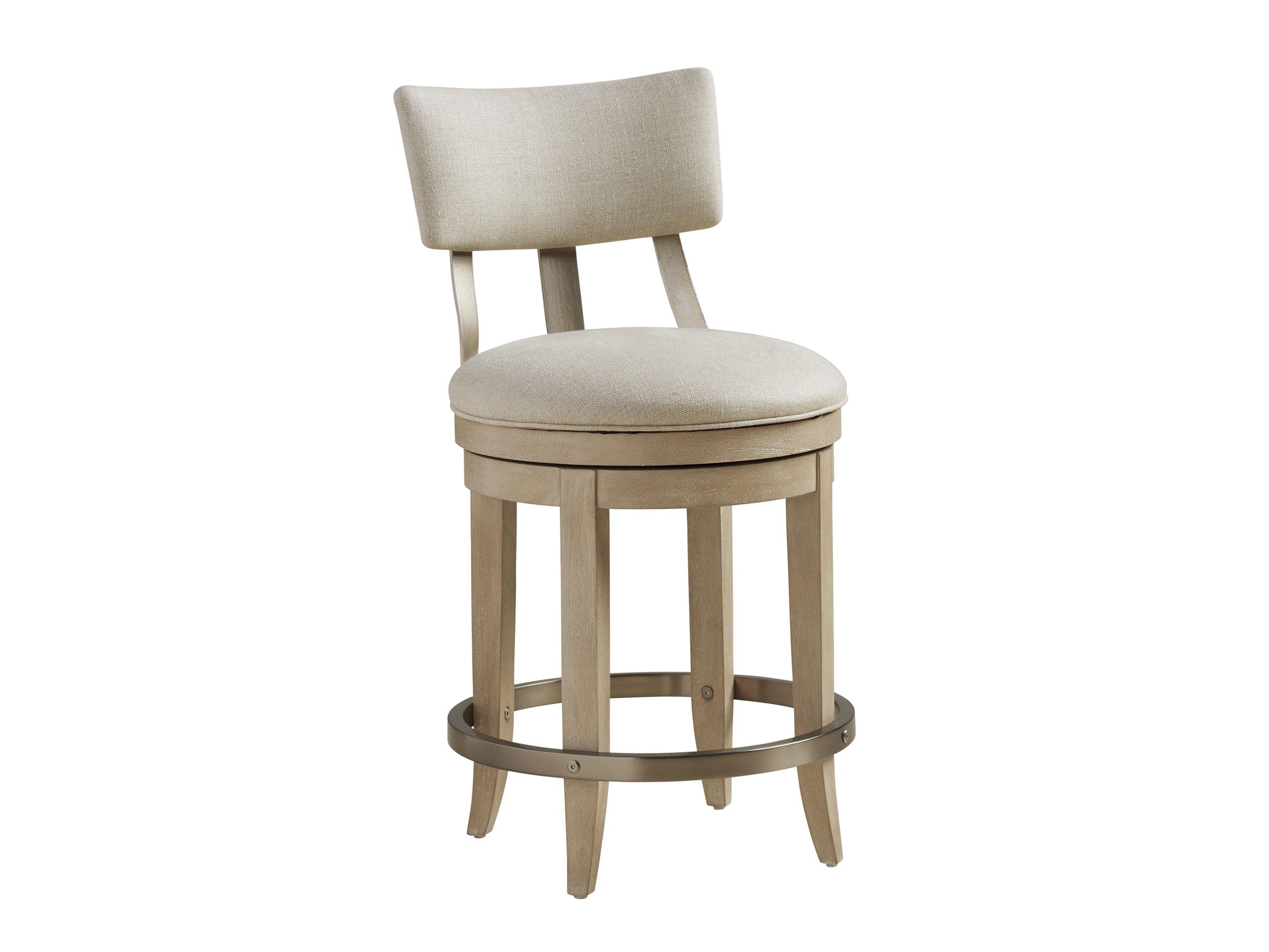 Malibu Cliffside Swivel Upholstered Counter Stool - Remutear