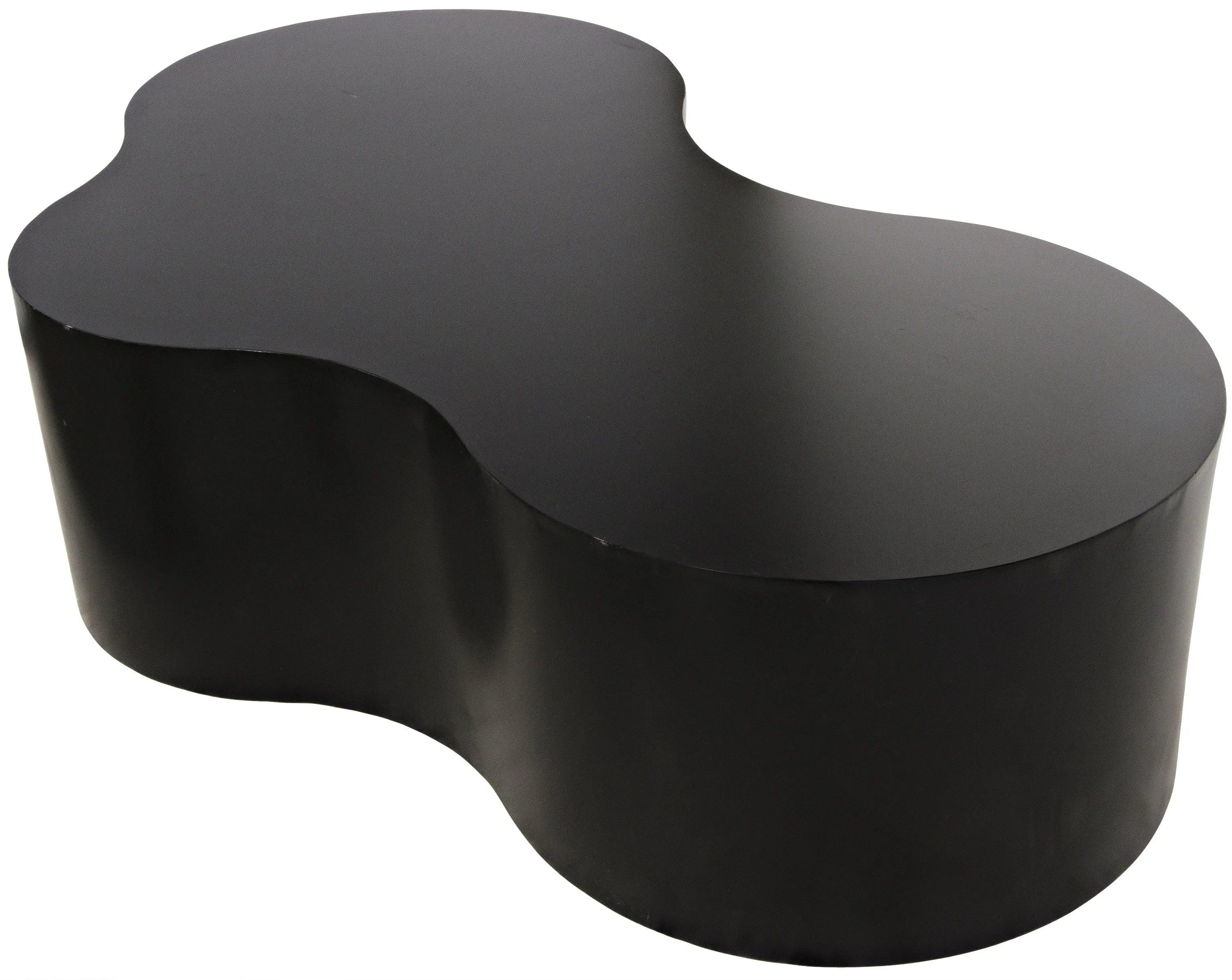 Island Coffee Table, Black Steel - Remutear