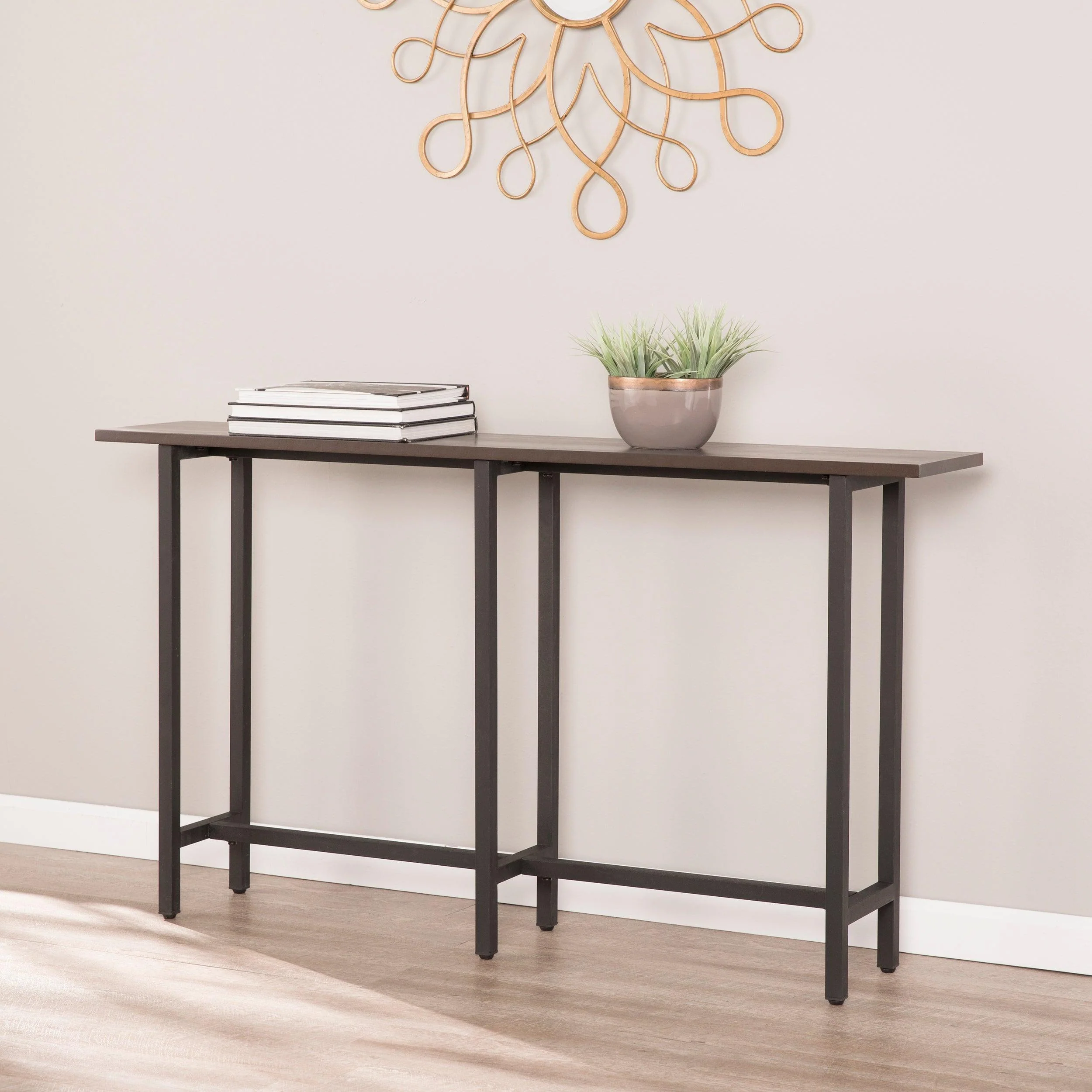 Hendry Long Narrow Console Table - Remutear