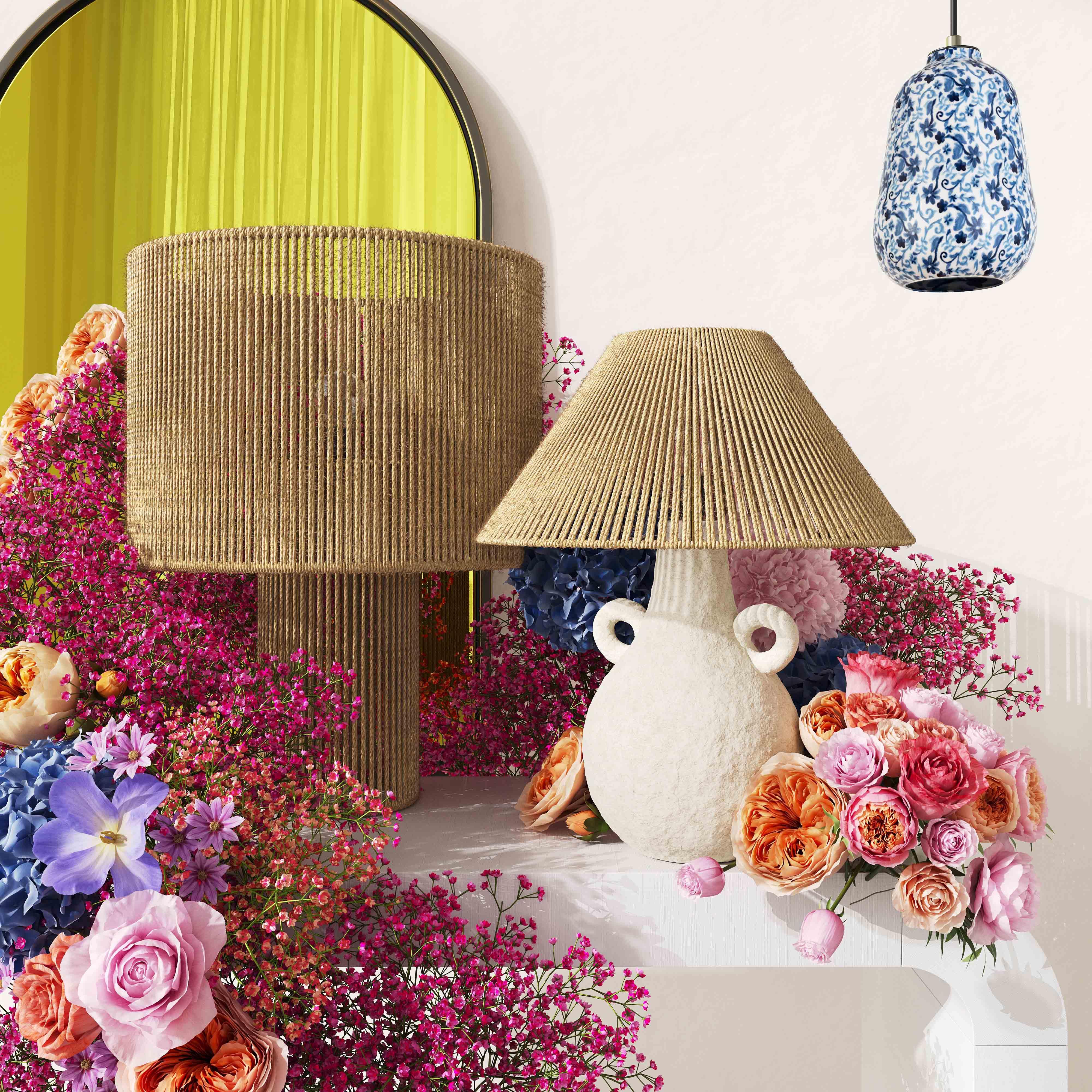 Hope Natural Large Table Lamp - Remutear