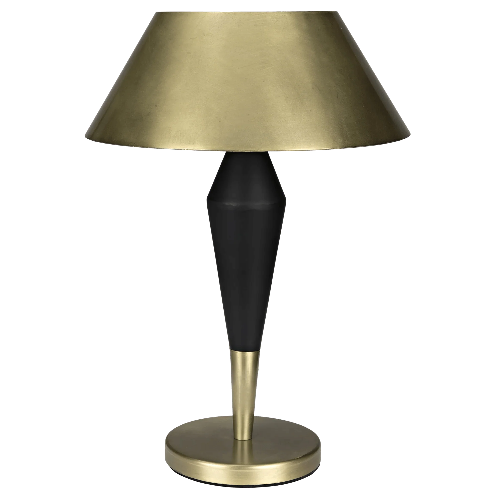 Blau Table Lamp, Steel with Brass Finish and Black Steel Detail - Remutear