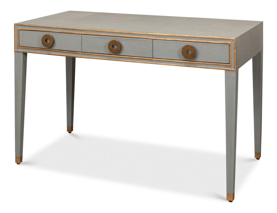 Gabriella Shagreen Desk/Table Storm Grey - Remutear