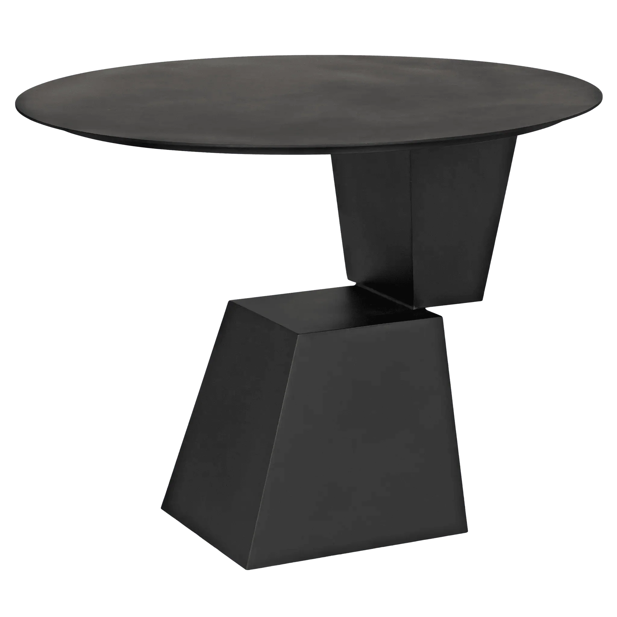 Round Pieta Table, Black Steel - Remutear