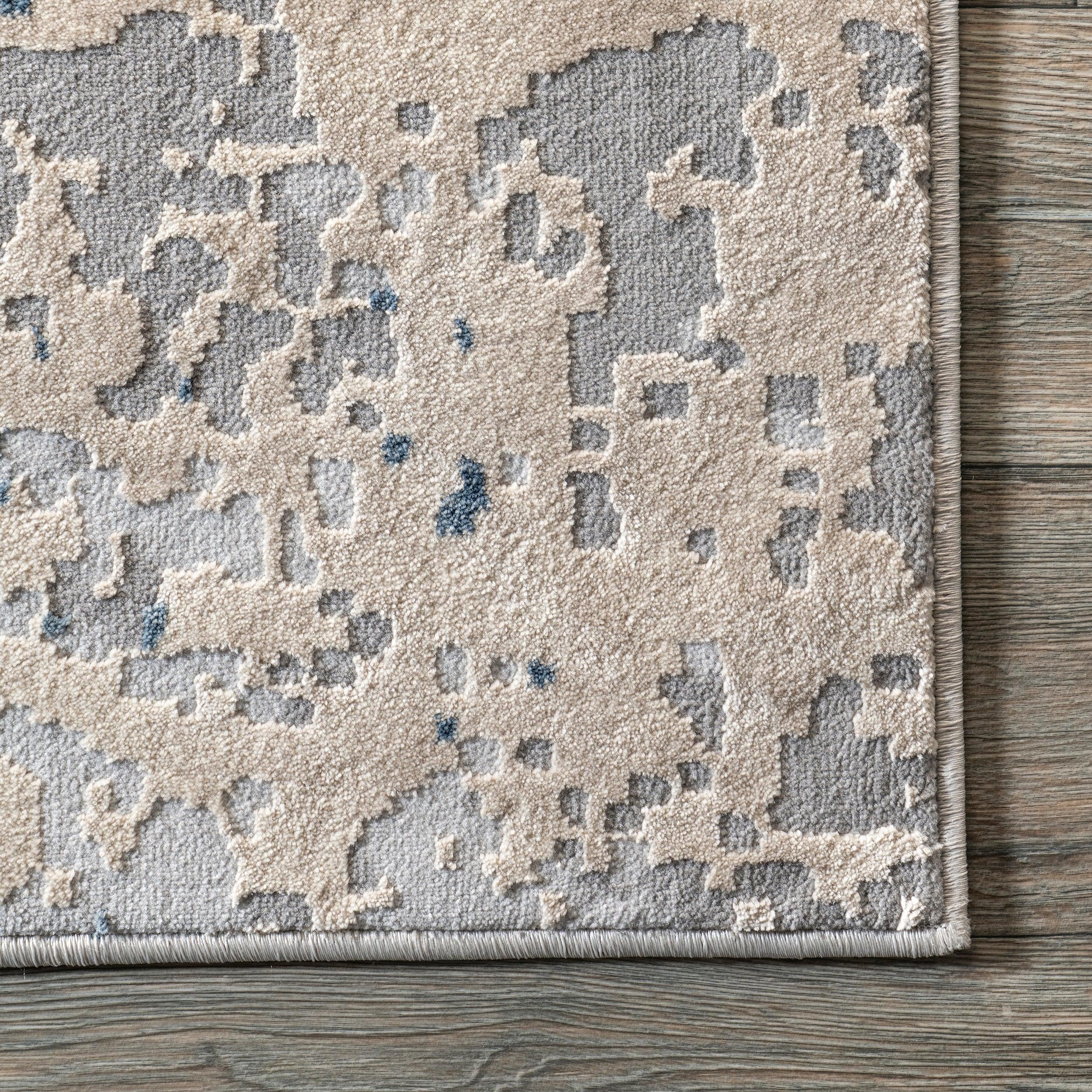Chastin Modern Abstract Area Rug - Remutear