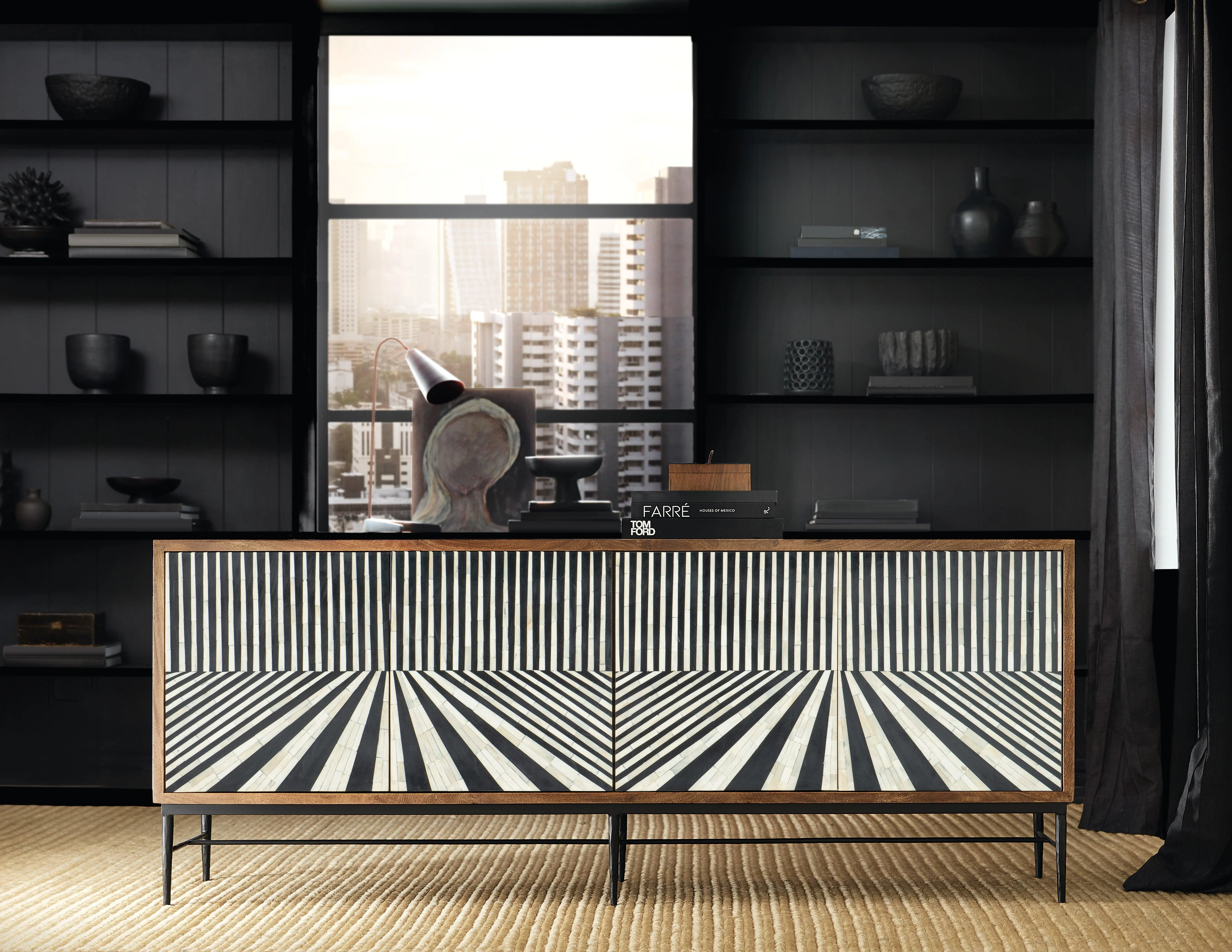 Commerce and Market Linear Perspective Credenza - Remutear