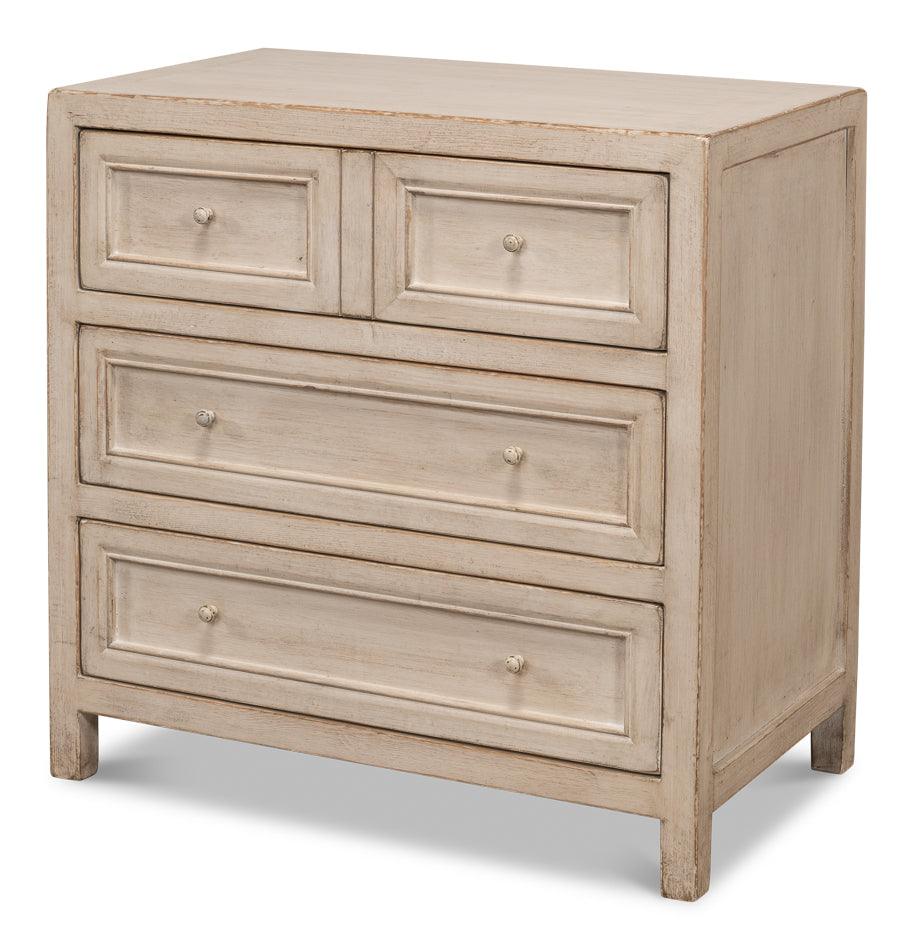 Ezra Three Drawer Commode - Stone Grey - Remutear