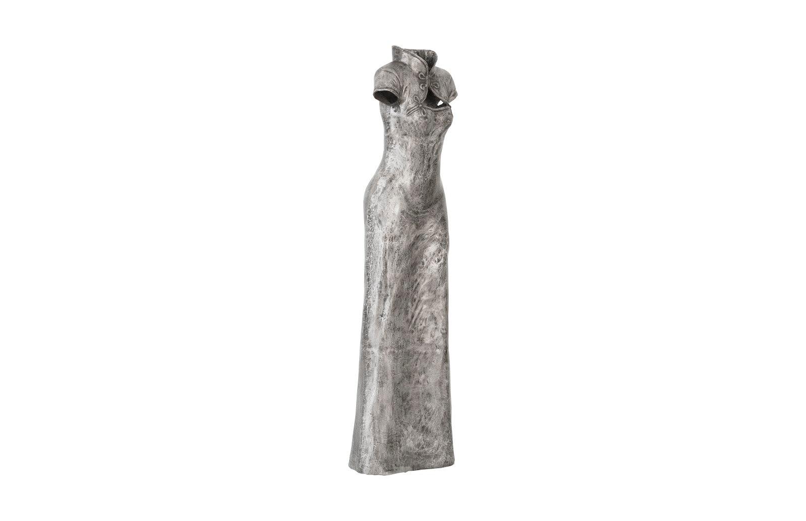 Dress Sculpture, Short Sleeves, Black/Silver, Aluminum - Remutear