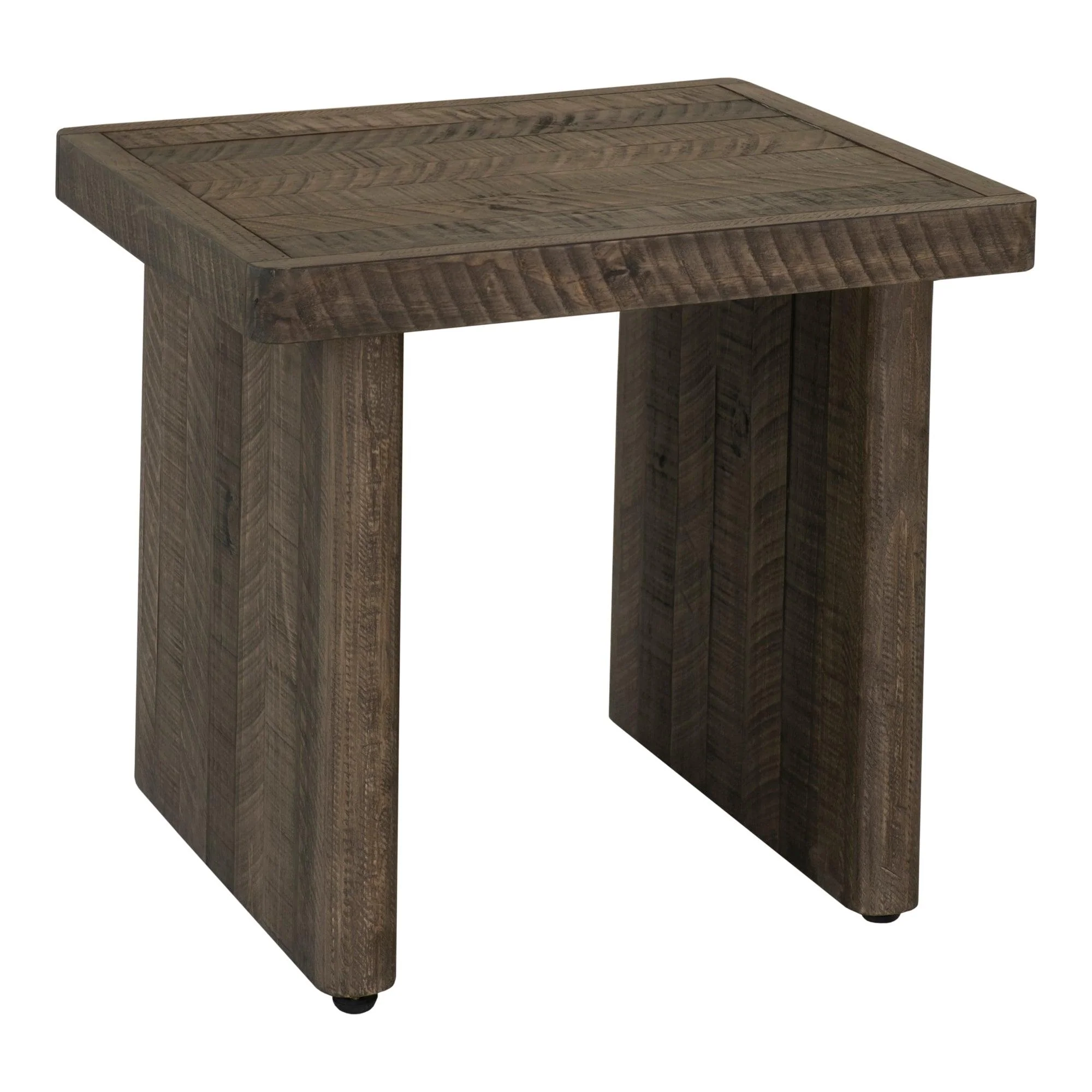 Monterey End Table Aged Brown - Remutear