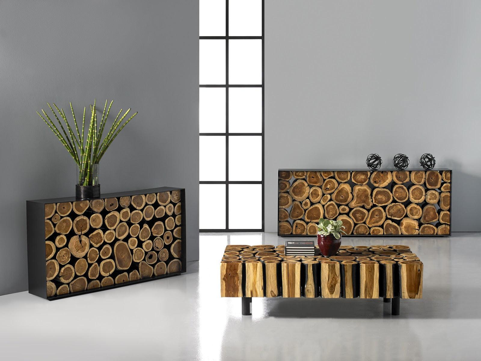 Boscage Coffee Table on Black Metal Legs, Rectangular - Remutear