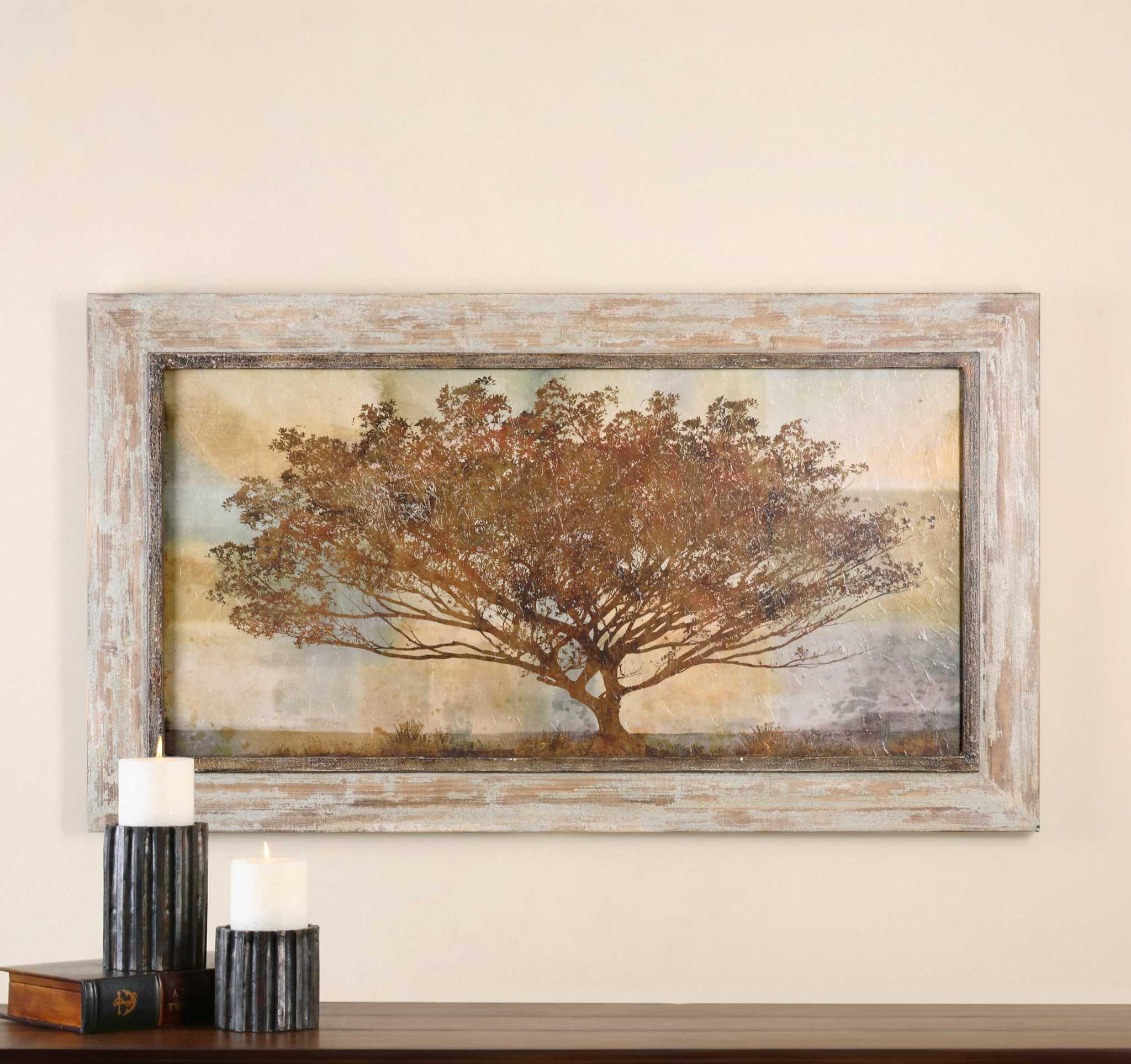 Autumn Radiance Sepia Framed Art - Remutear