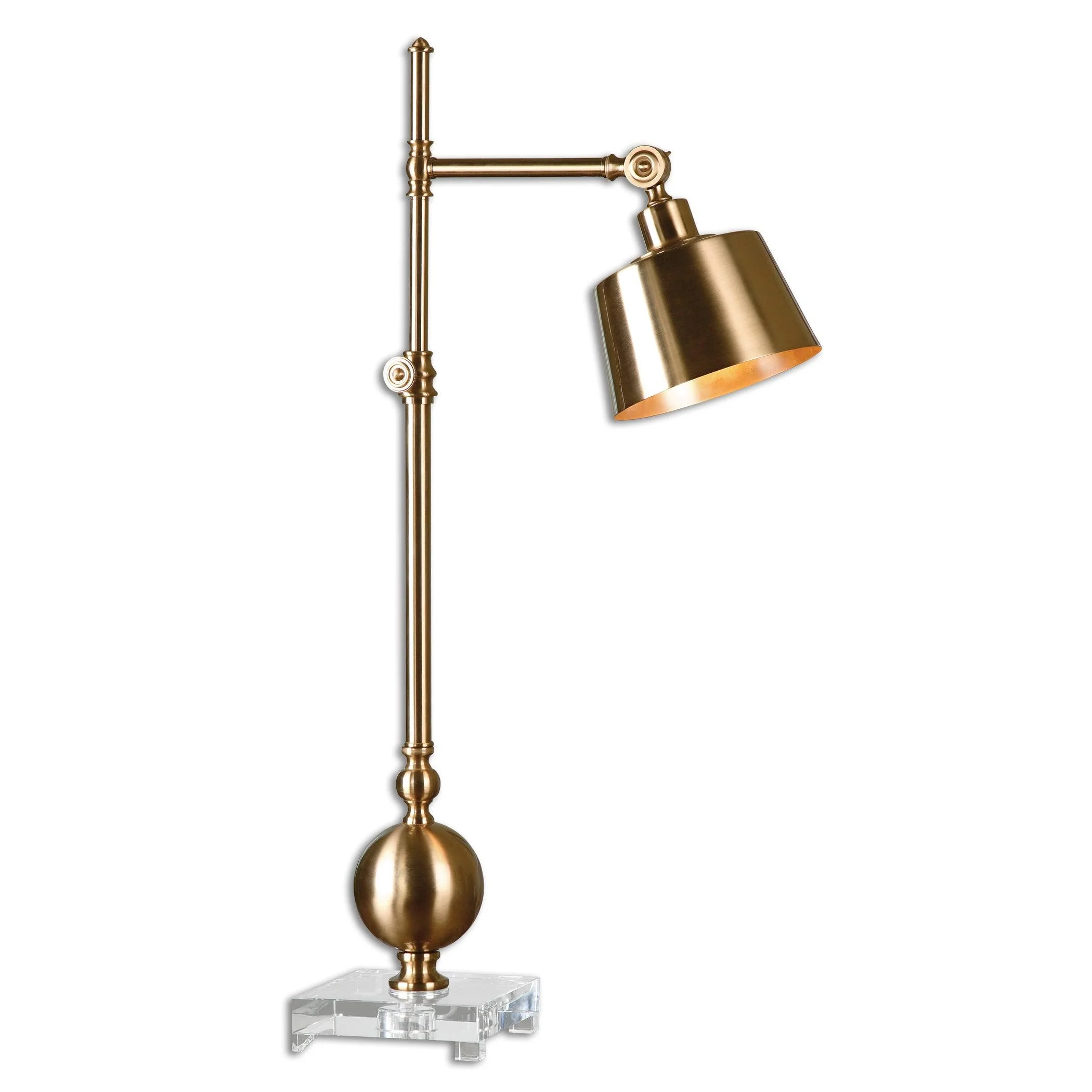 Laton Brushed Brass Task Lamp - Remutear