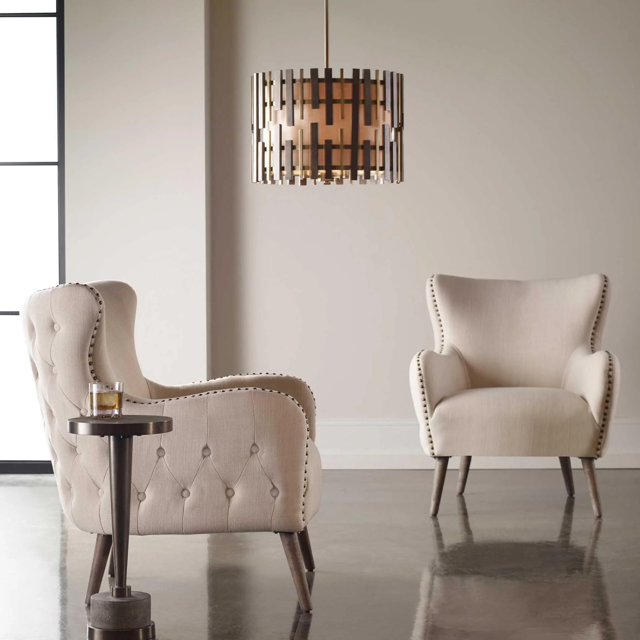 MYERS 4 LIGHT DRUM PENDANT - Remutear